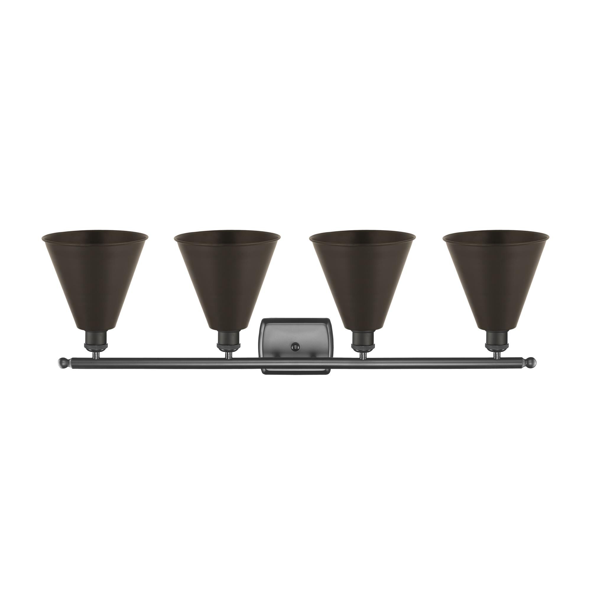 Bruno Marashlian Ballston Cone 38 Inch 4 Light Bath Vanity Light by Innovations Lighting