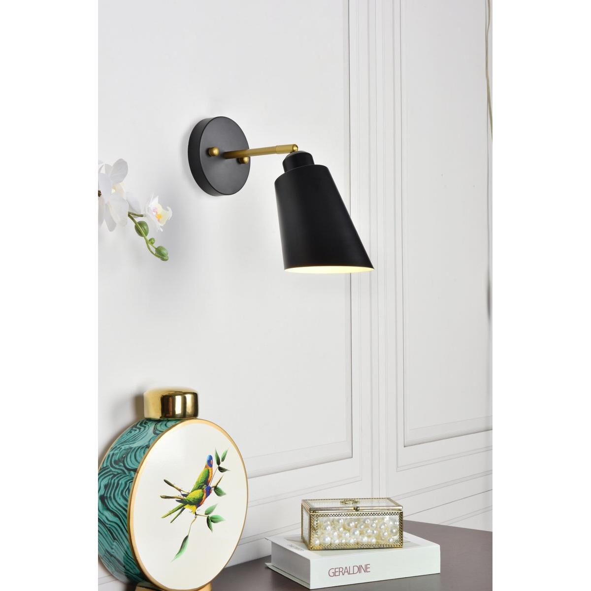 Halycon 11 Inch Wall Sconce by Elegant Lighting