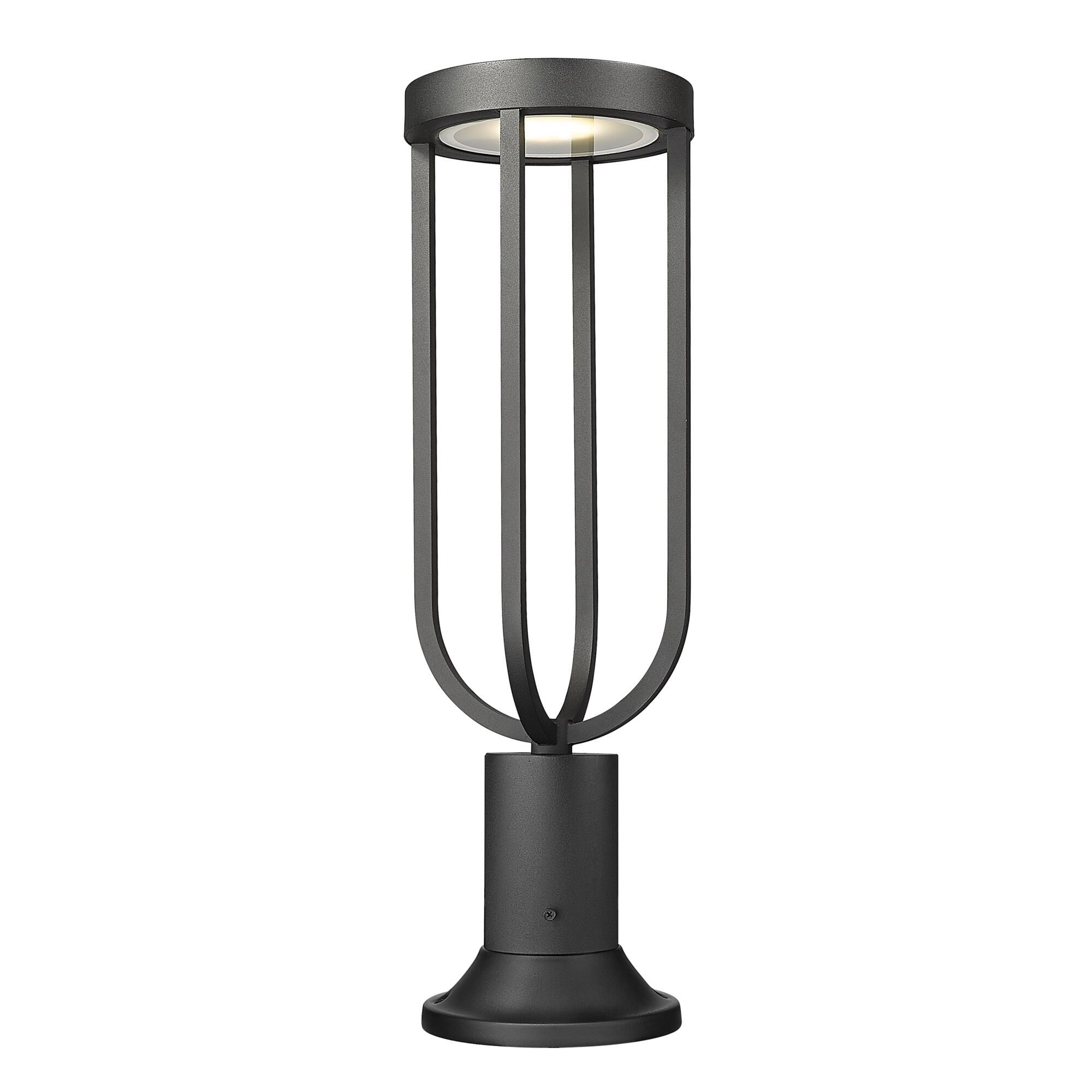 Shown in Sand Black finish and Sand Blast glass and Sand Blast shade