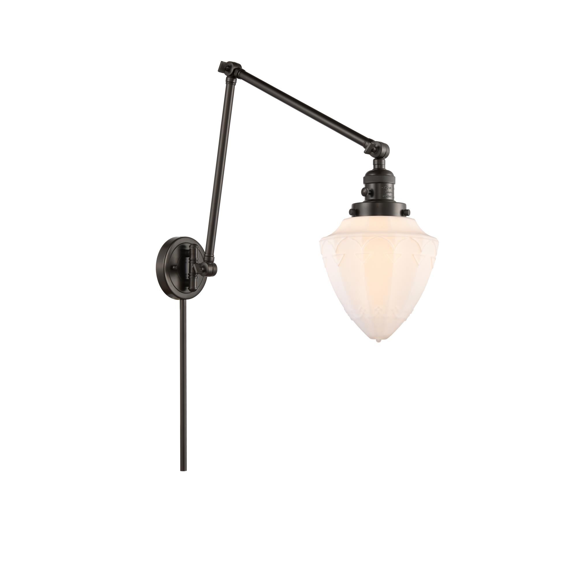 Bruno Marashlian Bullet Wall Swing Lamp by Innovations Lighting