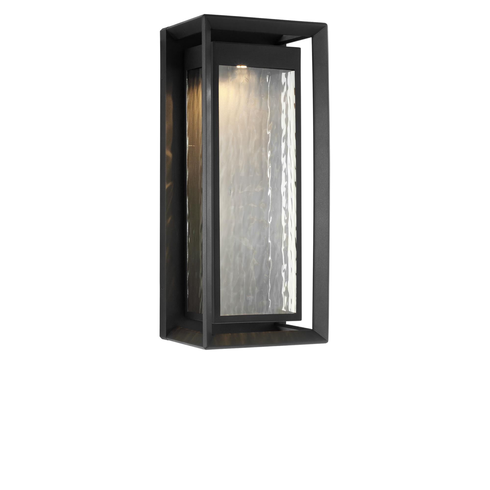 Shown in Textured Black finish and Clear Water glass