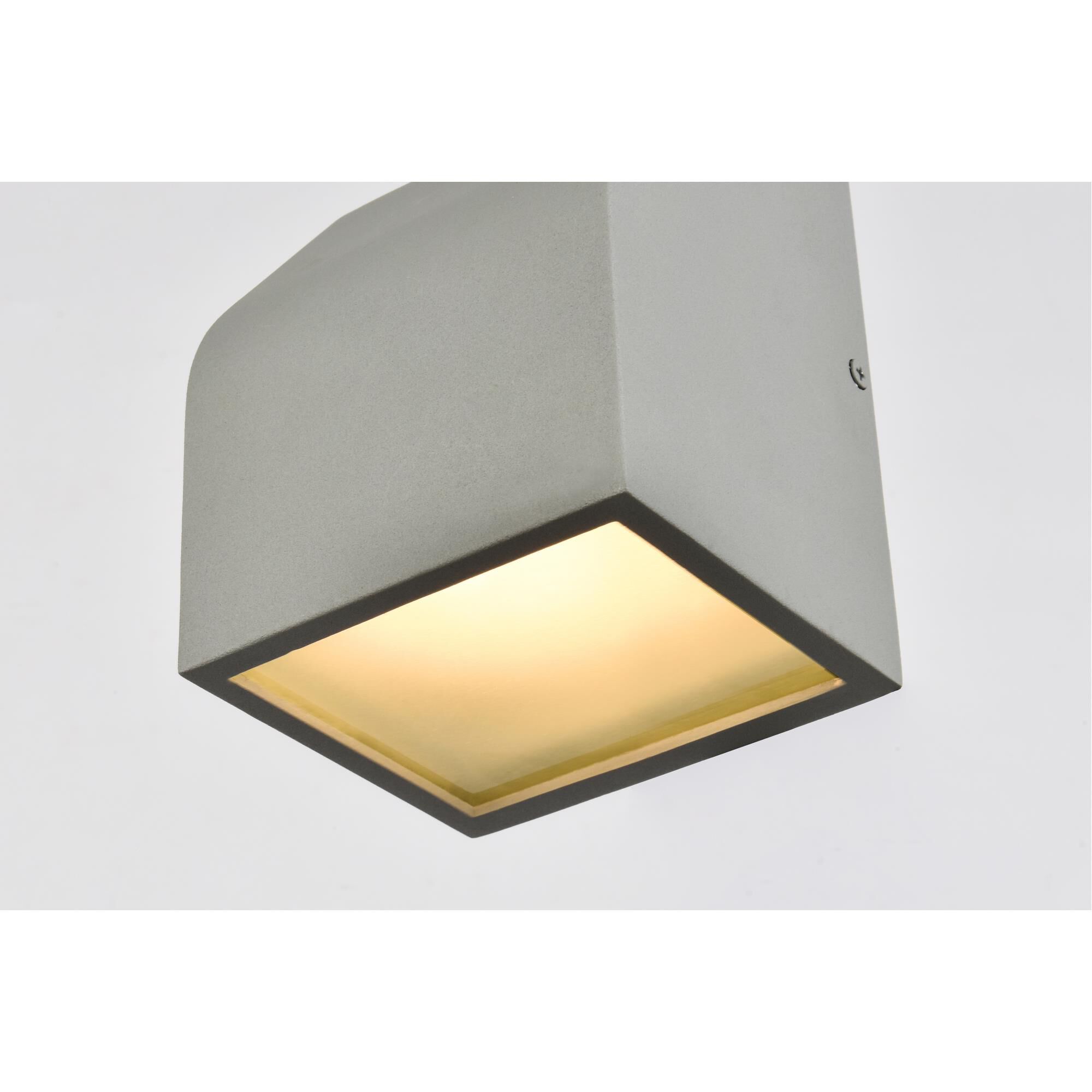 Elegant Lighting Raine 6 Inch Tall LED Outdoor Wall Light