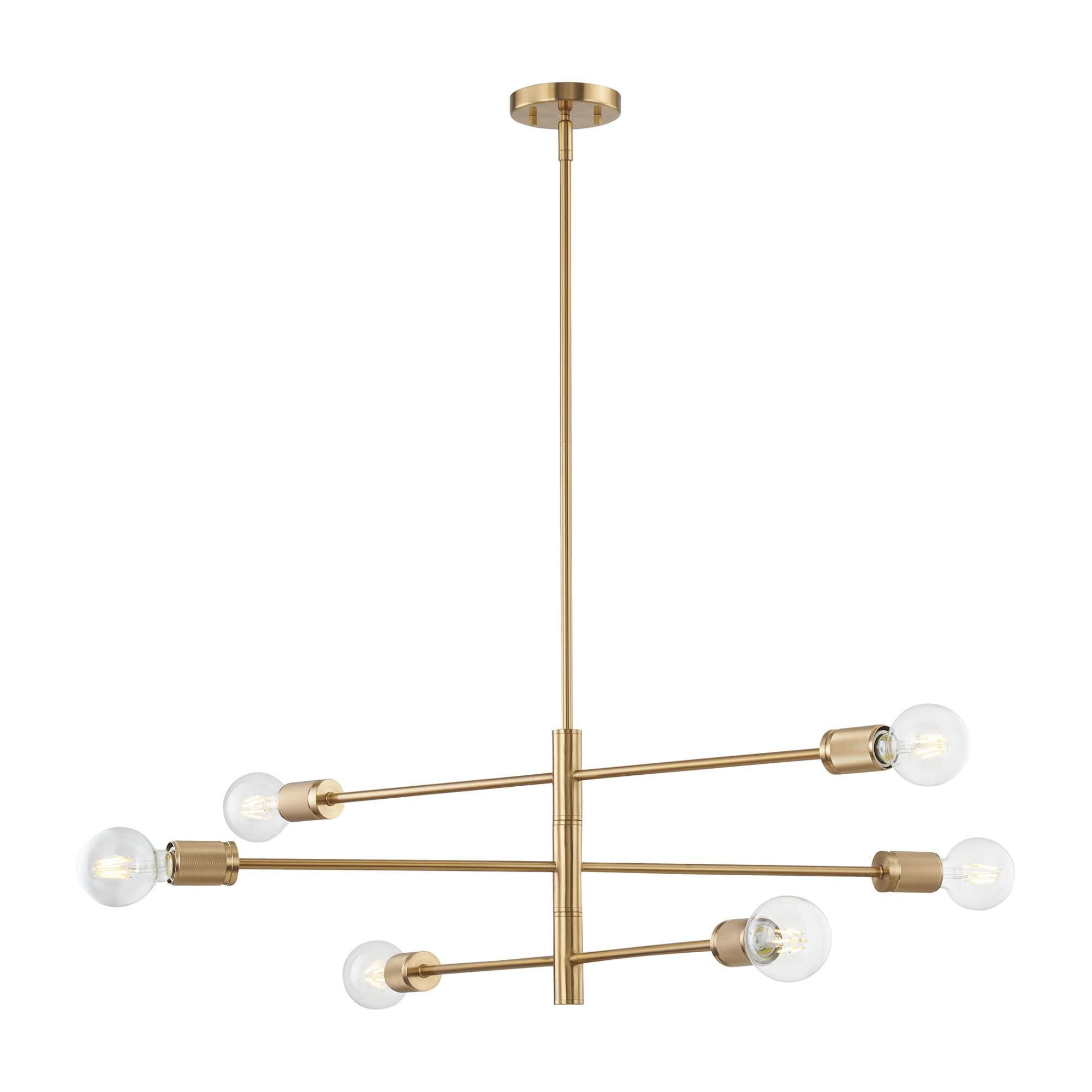 Module 34 Inch 6 Light Chandelier by ELK Lighting