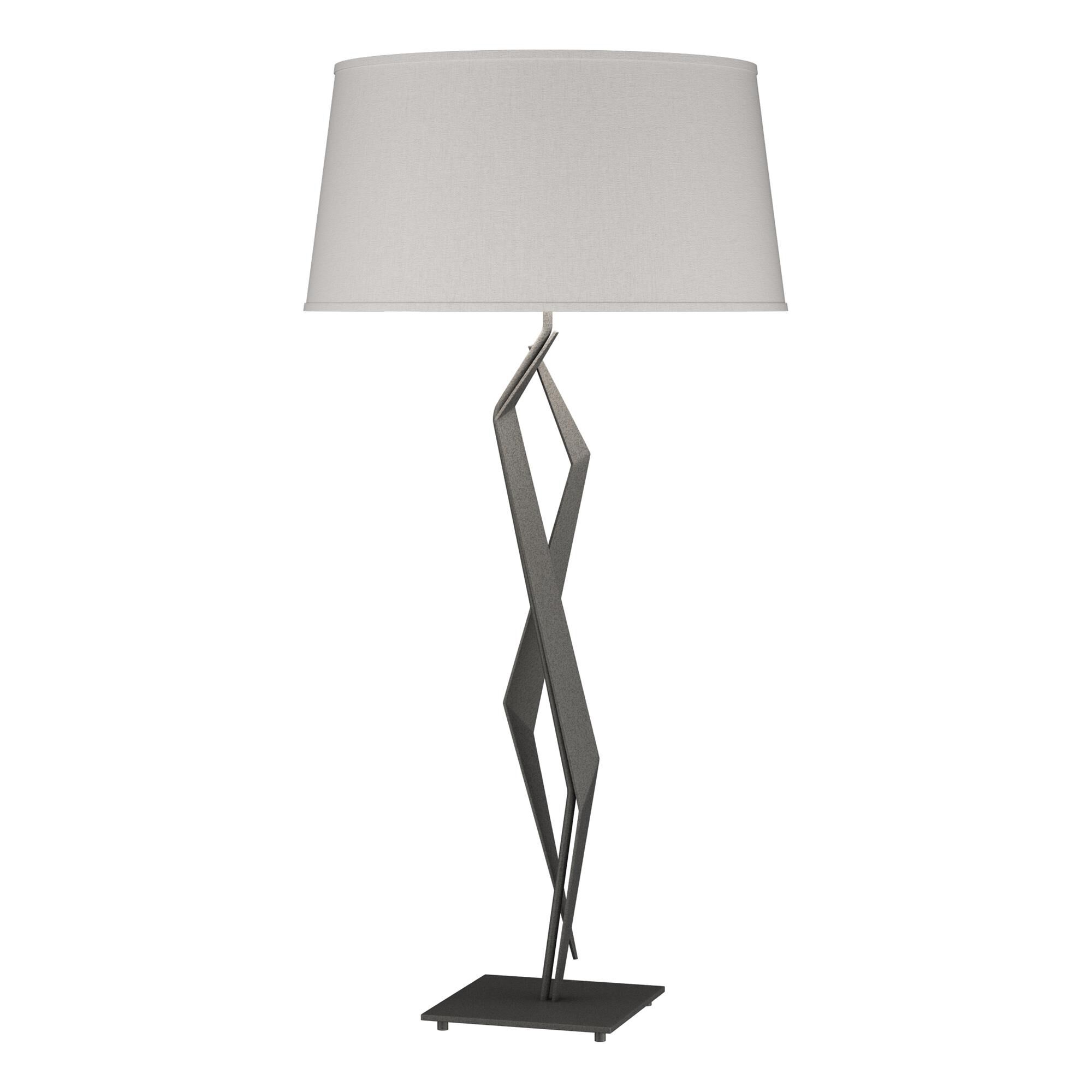 Shown in Natural Iron finish and Natural Anna shade