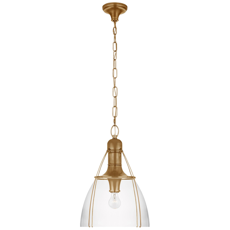 Visual Comfort Signature Collection Chapman & Myers Prestwick 18 Inch Large Pendant