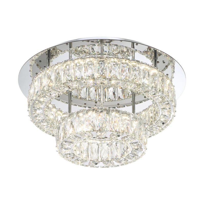 Kinsley 20 Inch Flush Mount by Crystorama
