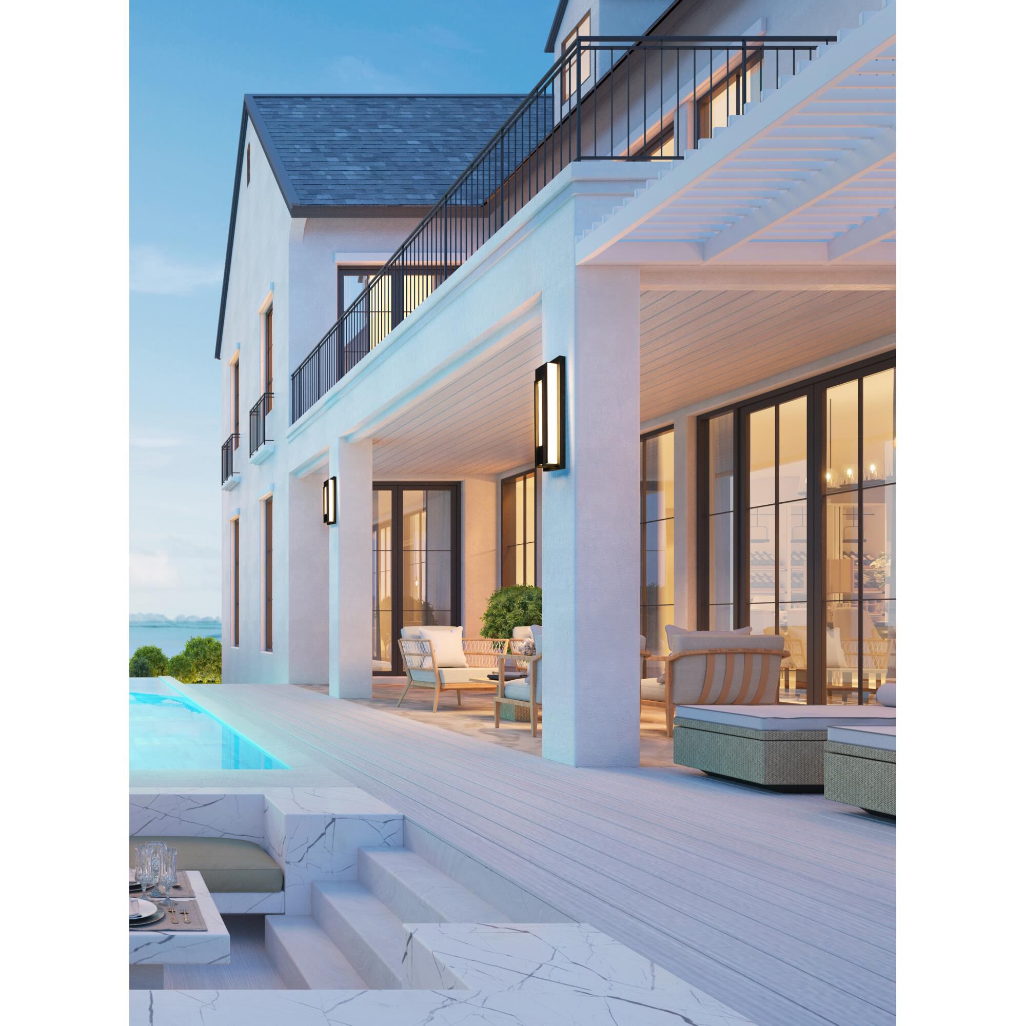 Z-Lite Keaton 24 Inch Tall LED Outdoor Wall Light