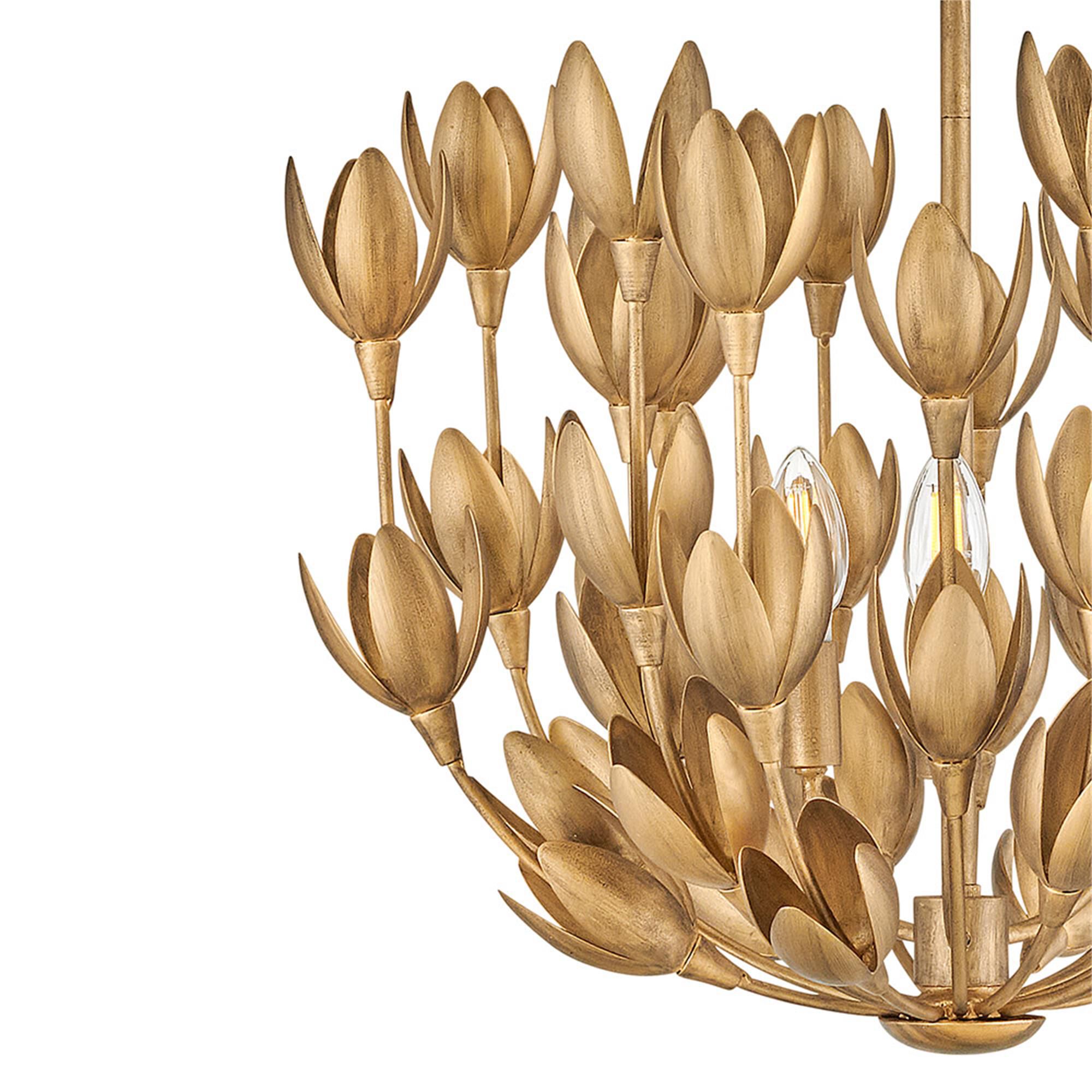 Shown in Burnished Gold finish
