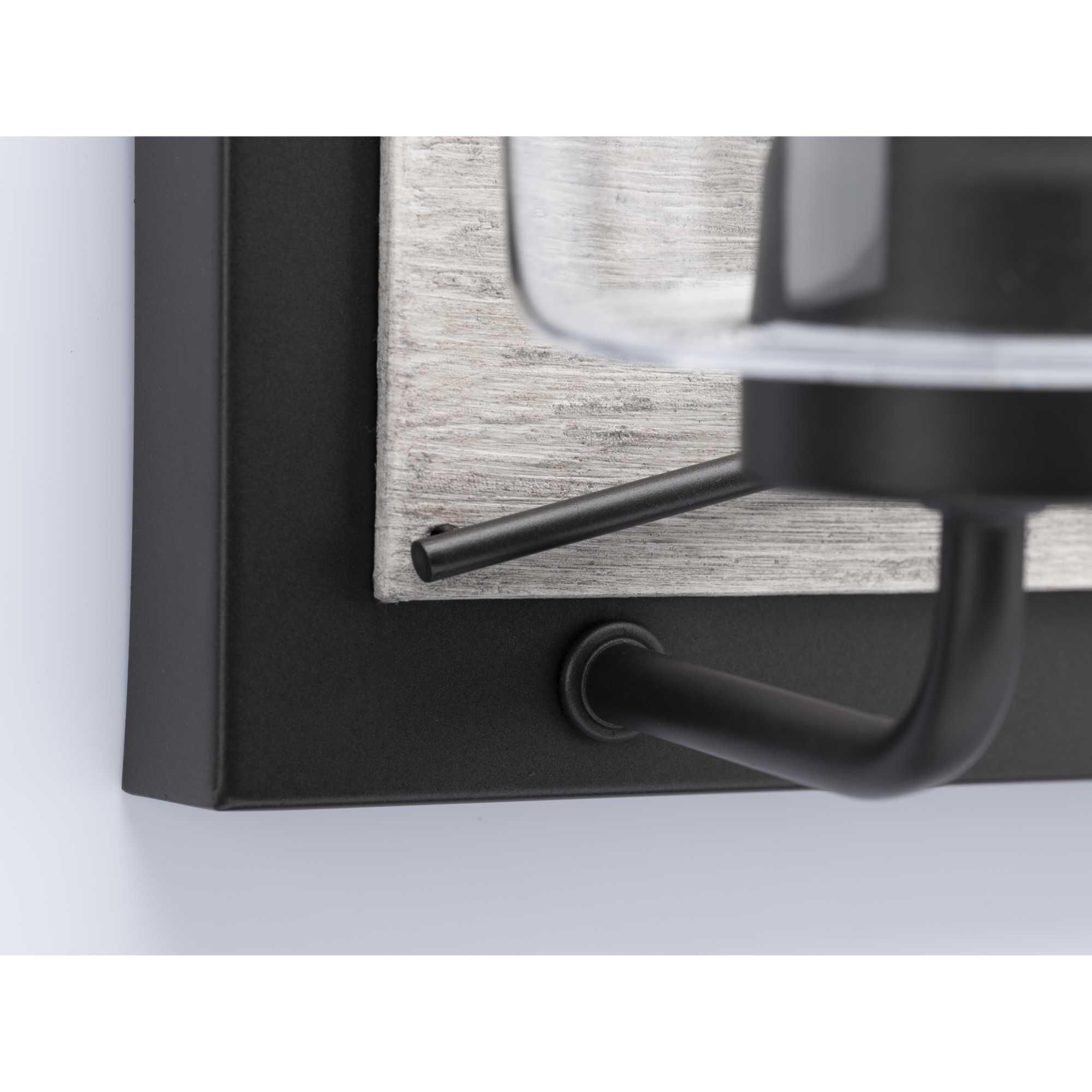 Shown in Graphite finish and Clear glass