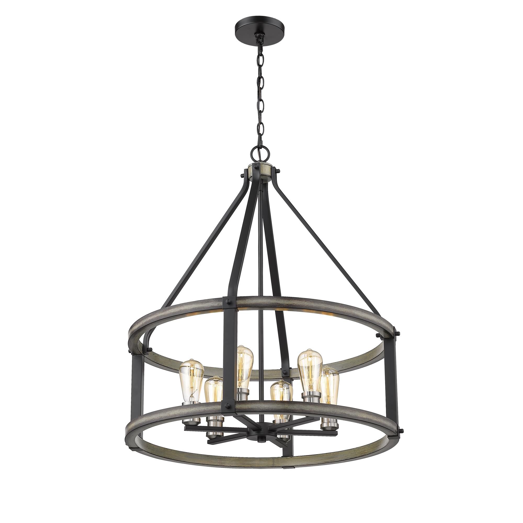 Kirkland 25 Inch 6 Light Chandelier by Z-Lite