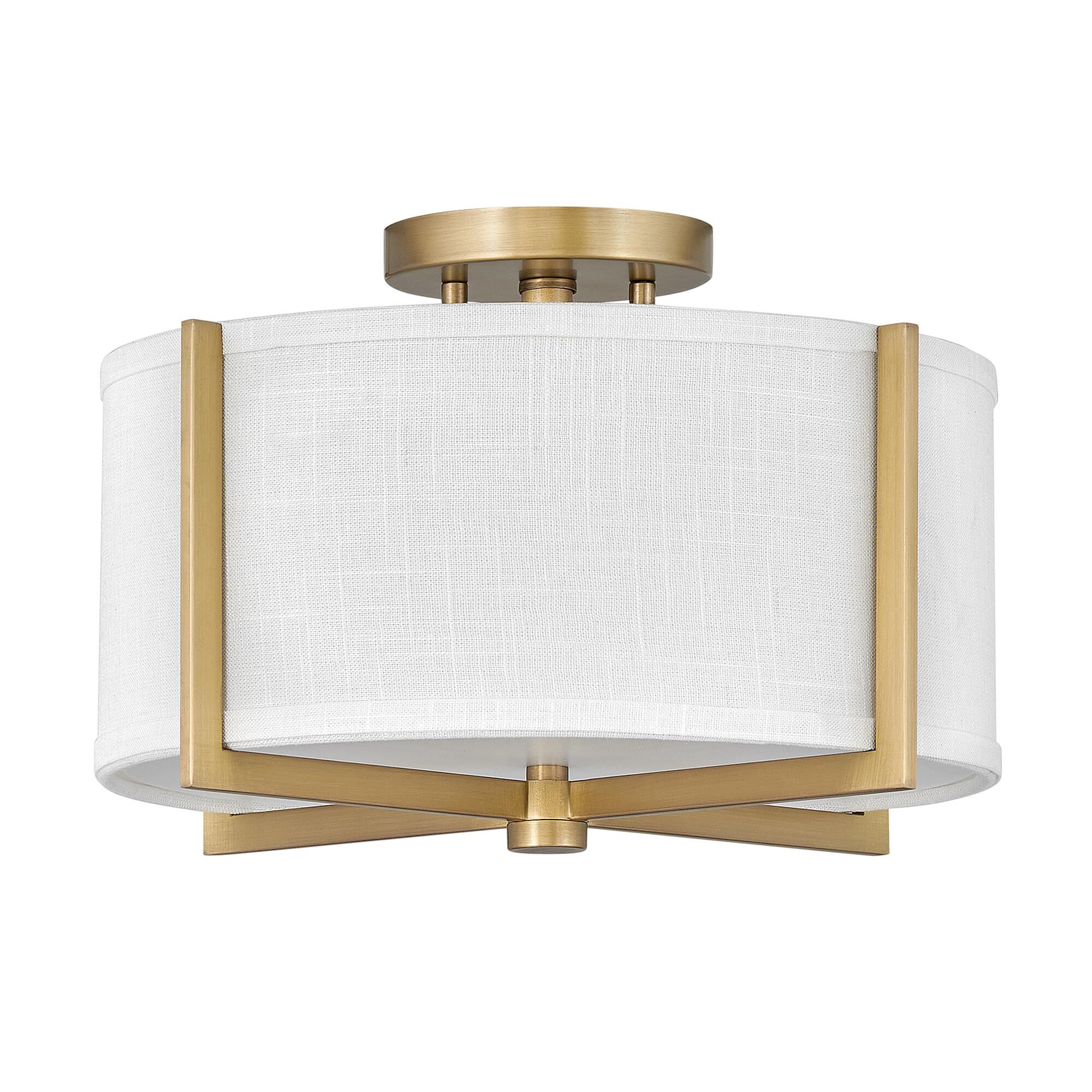 Axis 14 Inch 2 Light Semi Flush Mount,