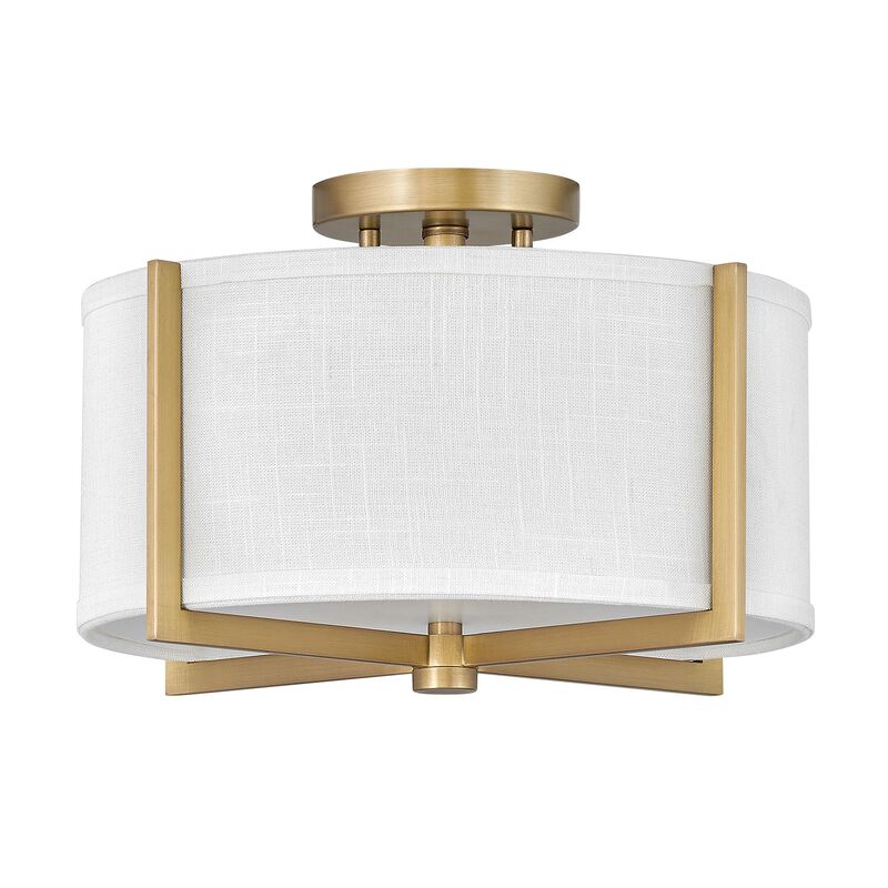 Axis 14 Inch 2 Light Semi Flush Mount by Hinkley