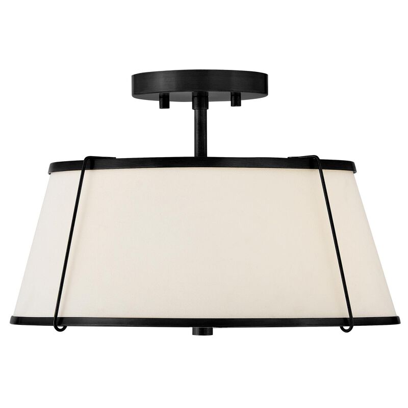 Clarke 15 Inch 2 Light Semi Flush Mount by Hinkley