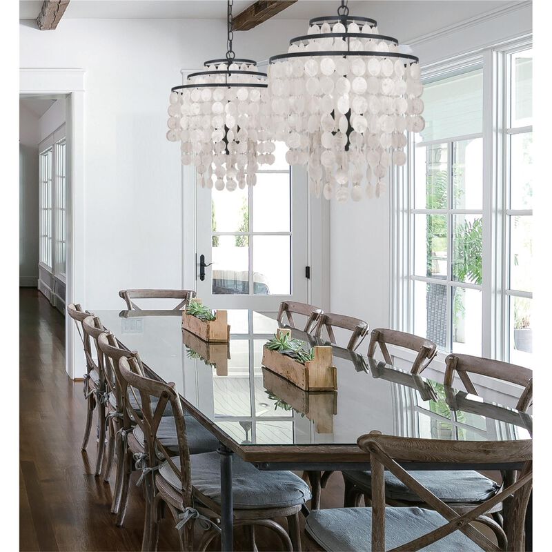 Brielle 18 Inch 4 Light Chandelier by Crystorama