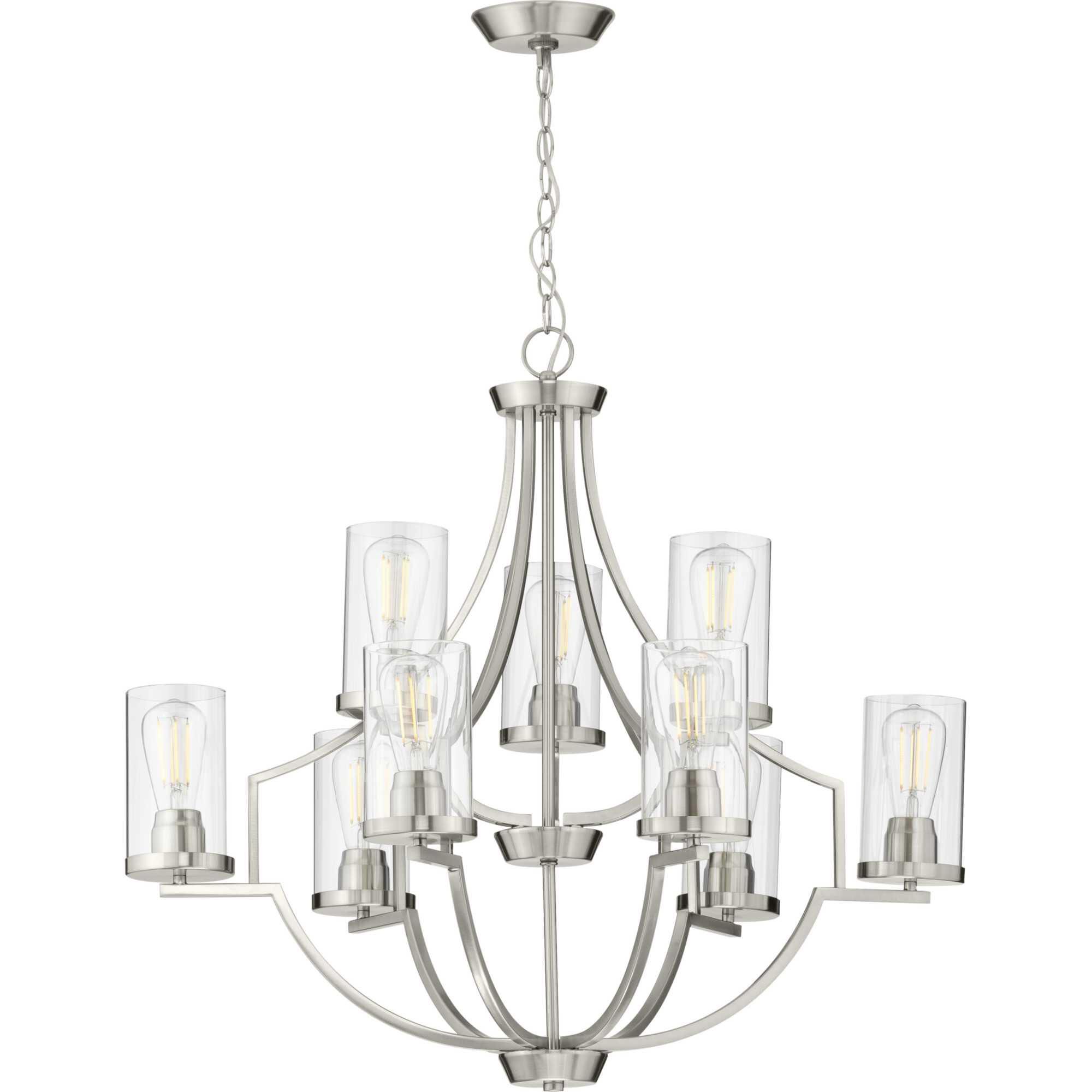 Lassiter 32 Inch 9 Light Chandelier by Progress Lighting