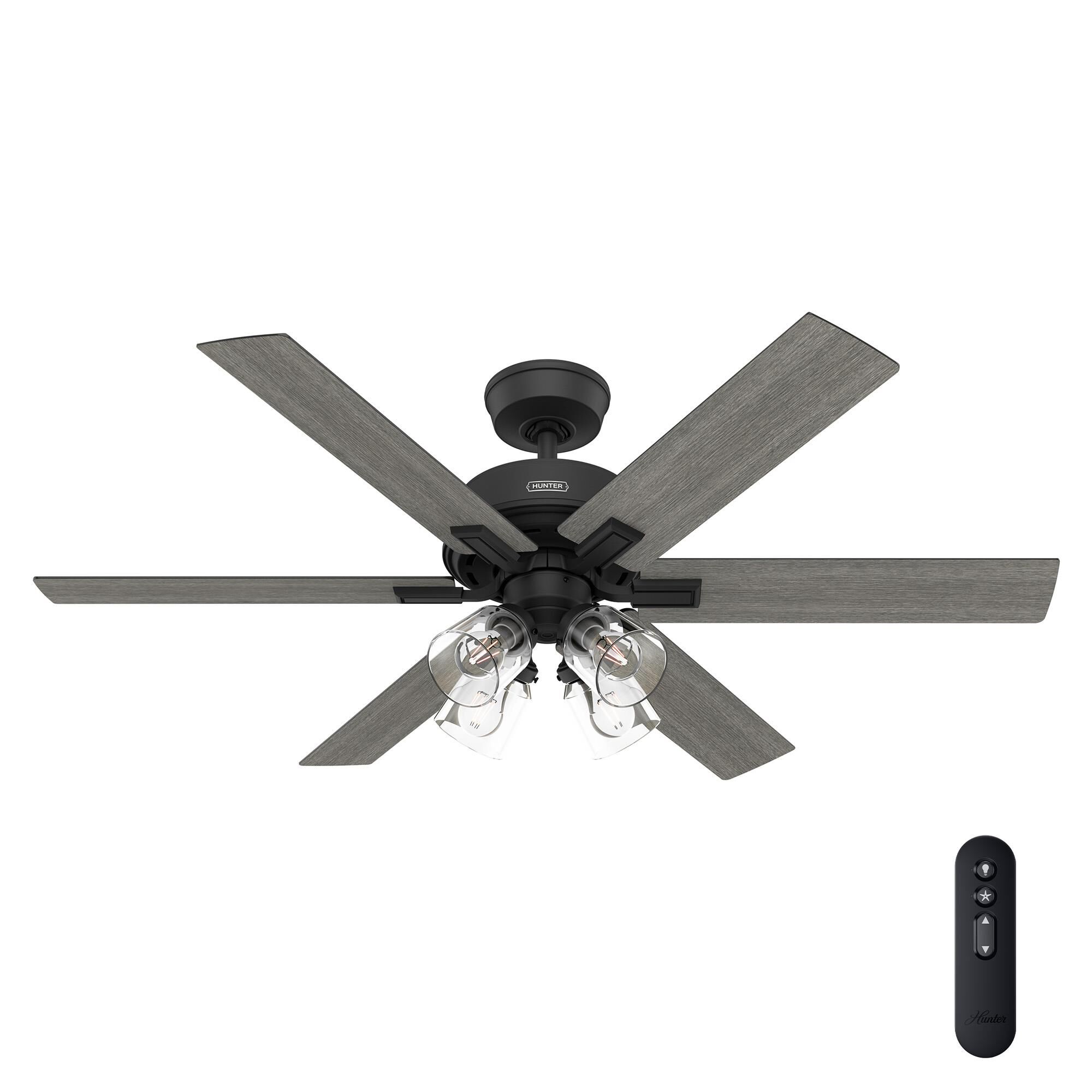 Shown in Matte Black finish and Clear glass