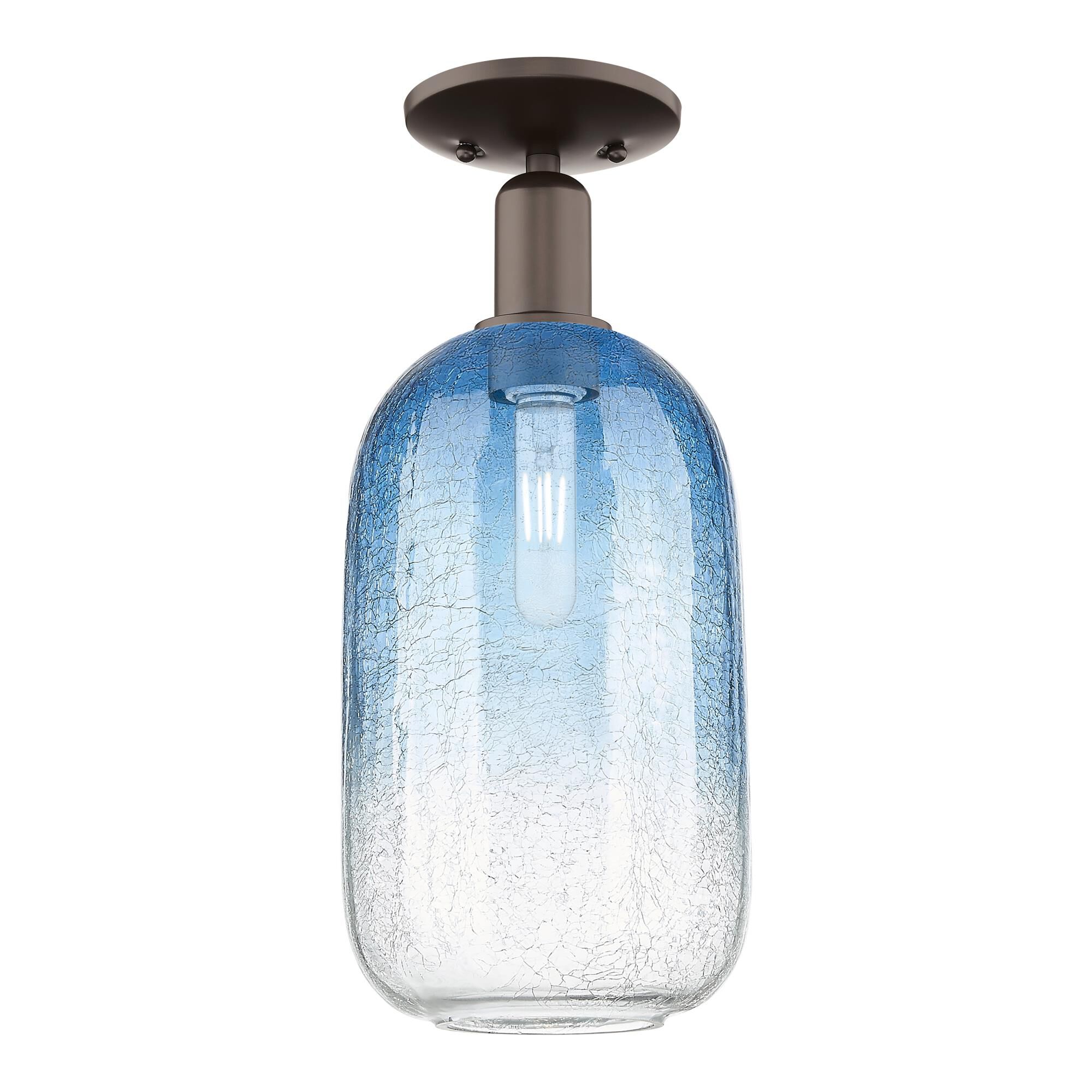 Bruno Marashlian Brookhaven Cloche 7 Inch Semi Flush Mount by Innovations Lighting