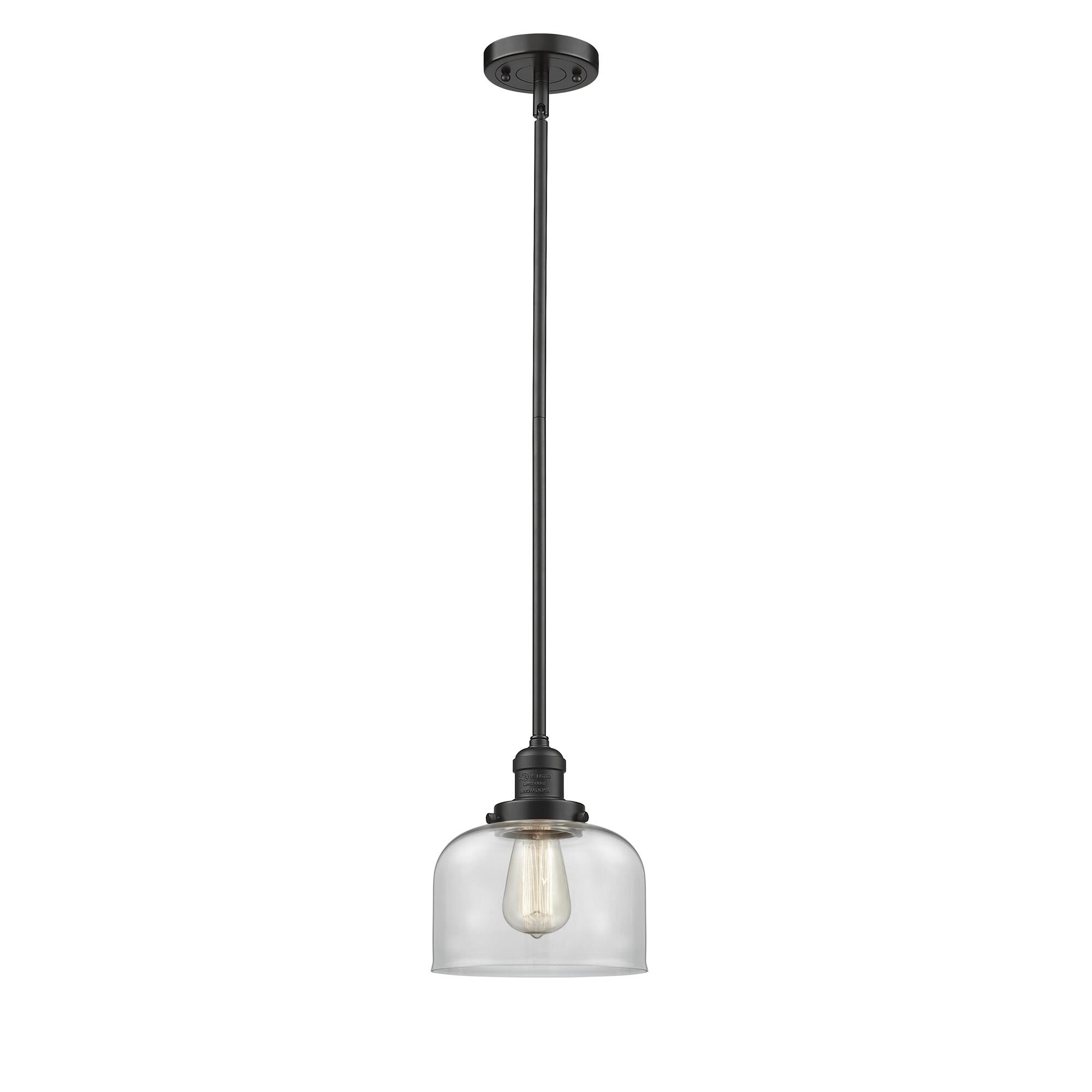 Shown in Oil Rubbed Bronze finish and Clear glass