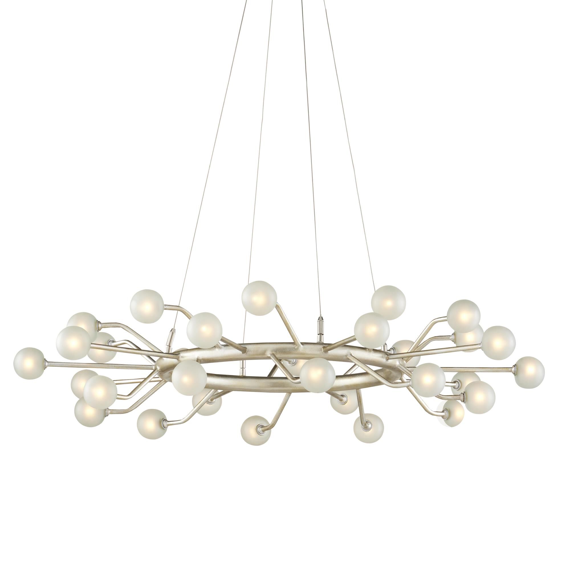 Chaldea 39 Inch 30 Light LED Chandelier by Currey and Company