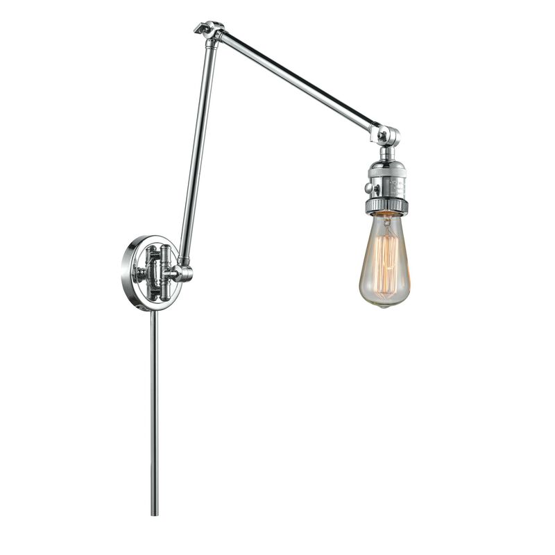 Bruno Marashlian Bare Bulb Wall Swing Lamp by Innovations Lighting