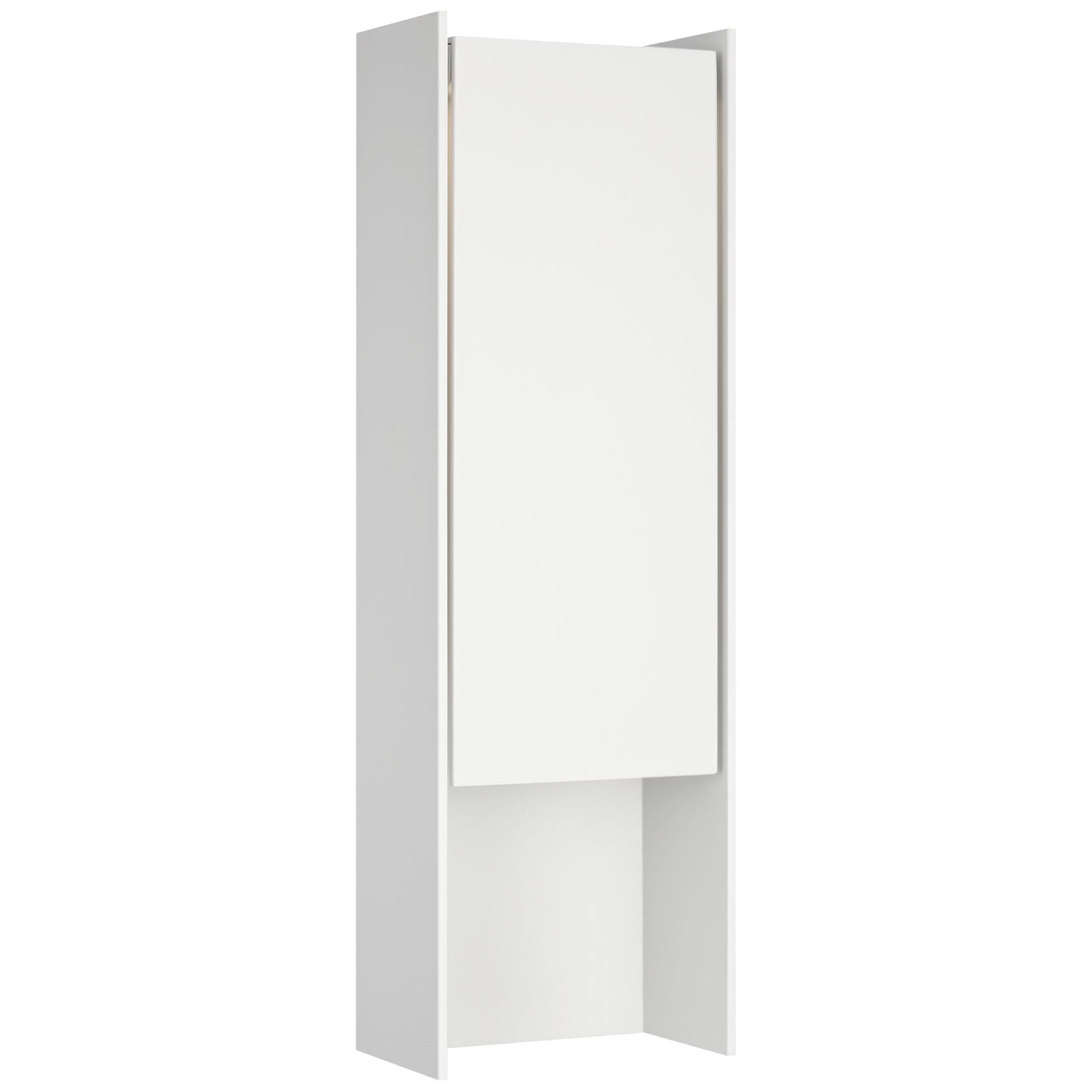 Shown in Plaster White finish
