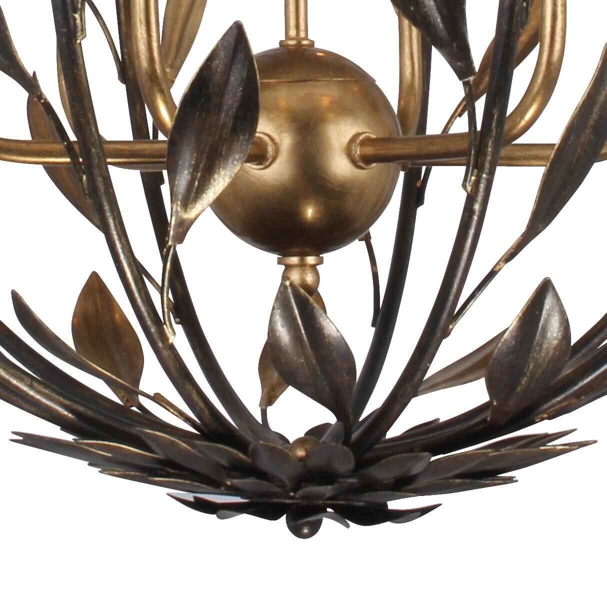 Shown in English Bronze + Antique Gold finish