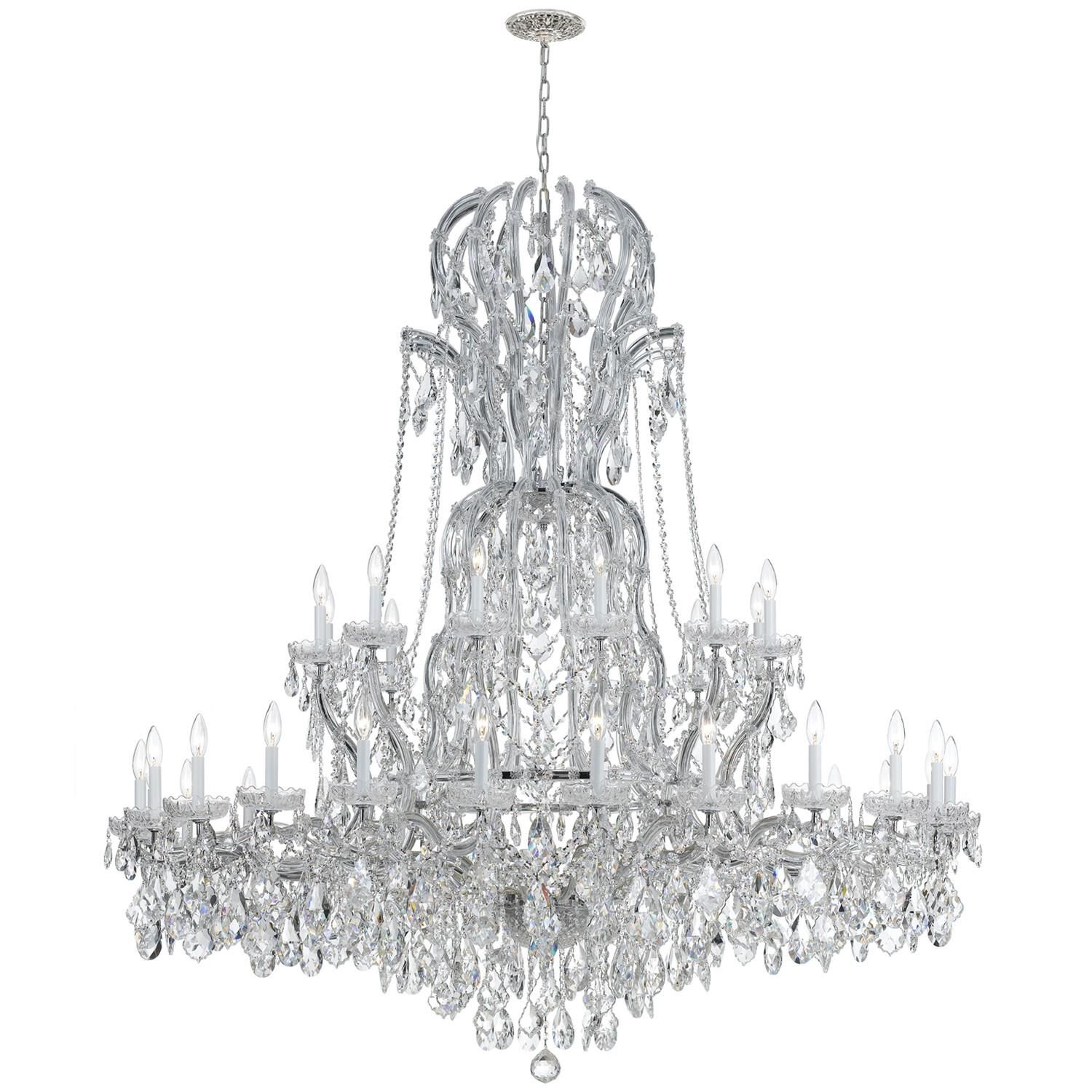 Maria Theresa 64 Inch 37 Light Chandelier by Crystorama