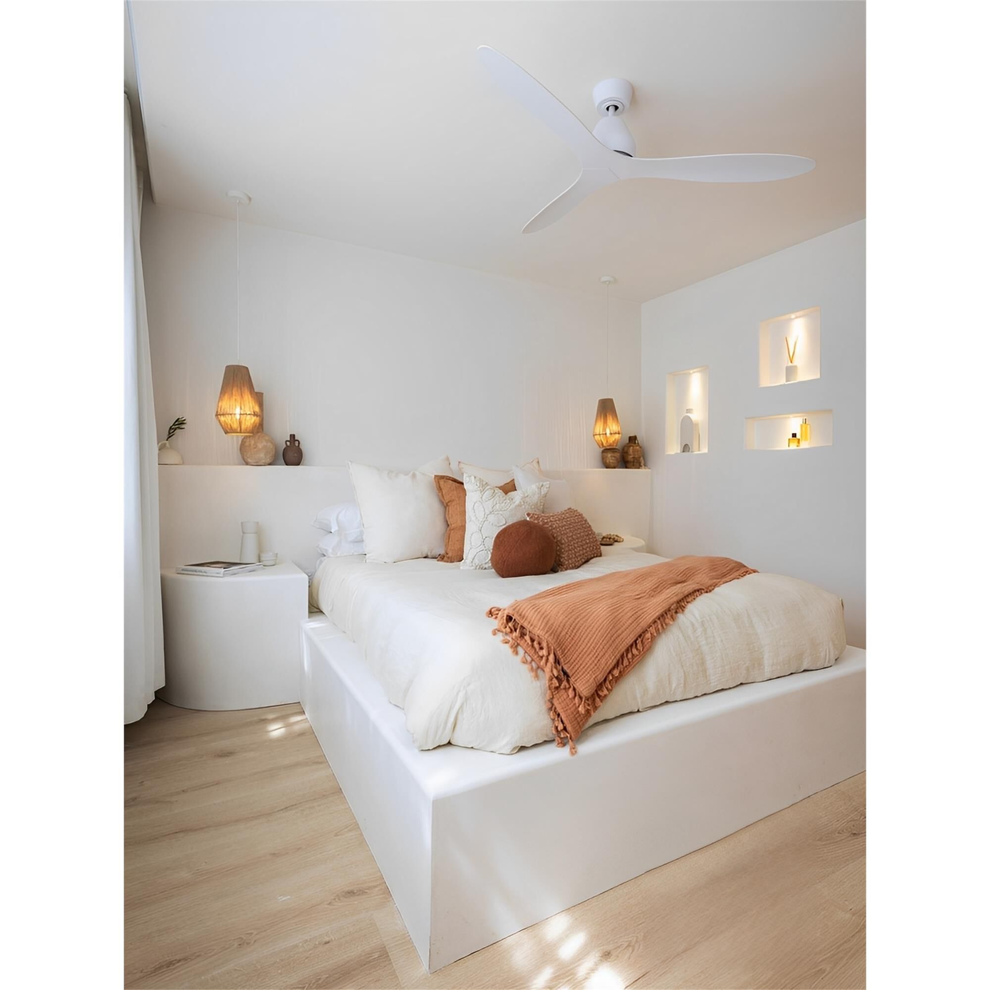 Shown in White finish