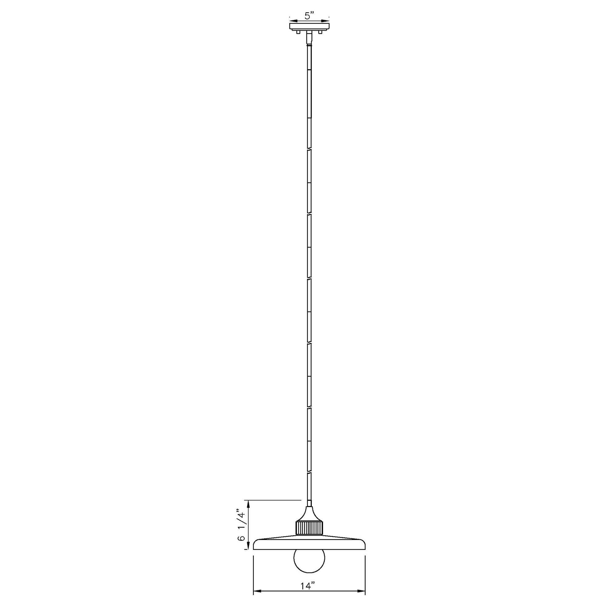 Z-Lite Paloma 14 Inch Large Pendant