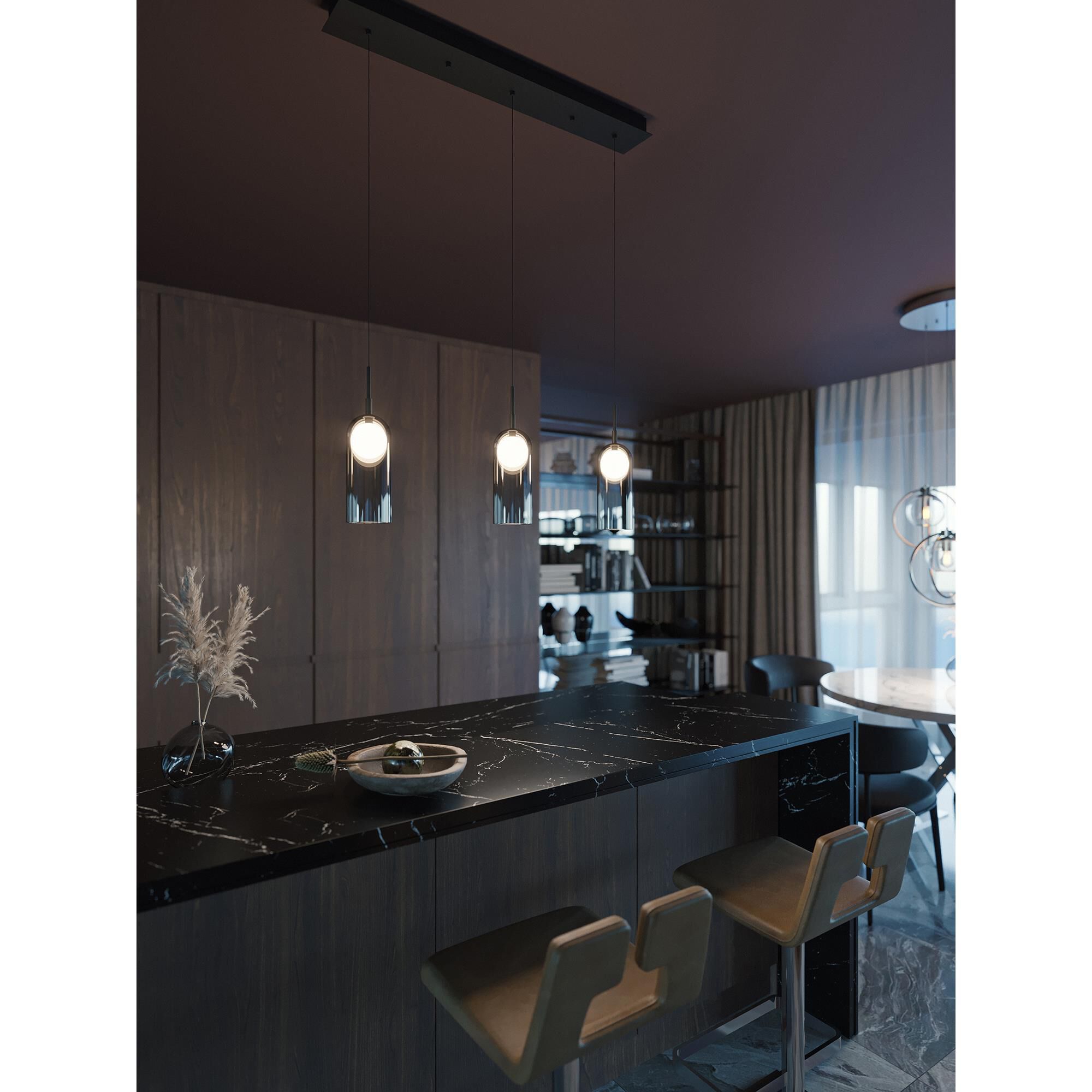 Shown in Black finish