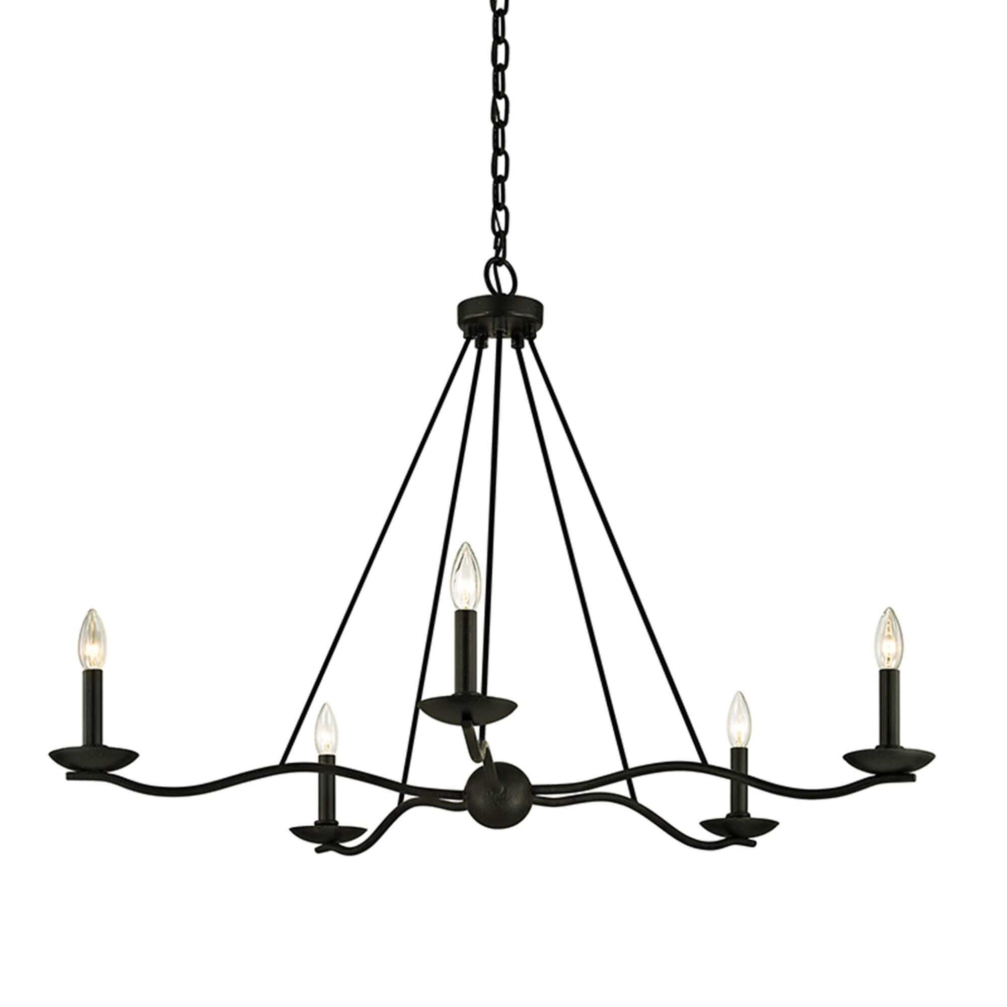 Sawyer 40 Inch Chandelier by Troy Lighting