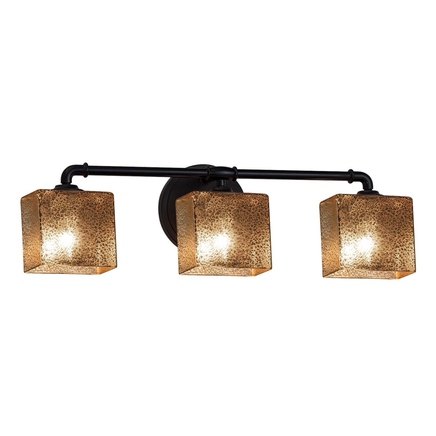 Fusion - Bronx 25 Inch 3 Light Bath Vanity Light by Justice Design Group