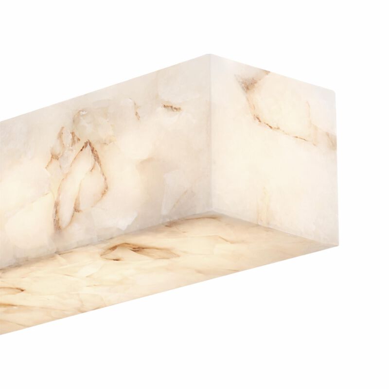 Alabaster Rocks! Medley Large Linear Chandelier by Justice Design