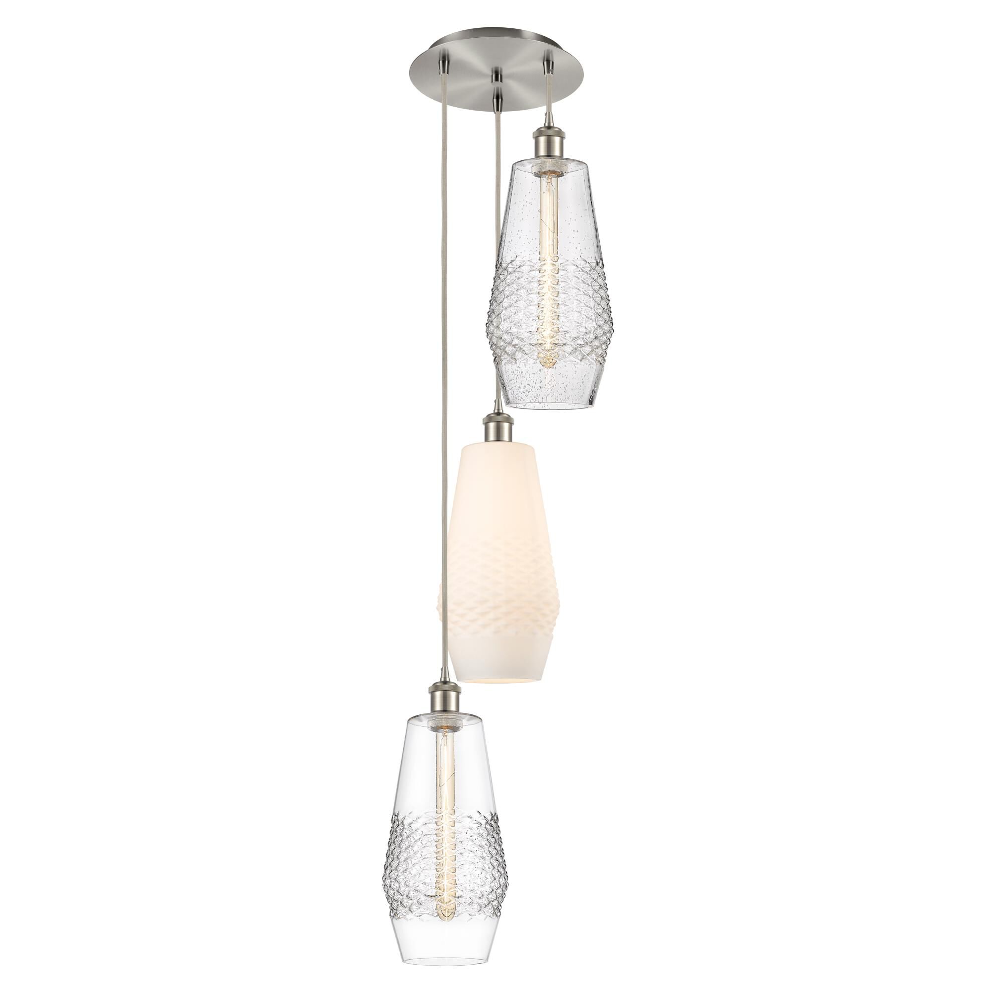 Bruno Marashlian Windham 38 Inch 3 Light Multi Light Pendant by Innovations Lighting