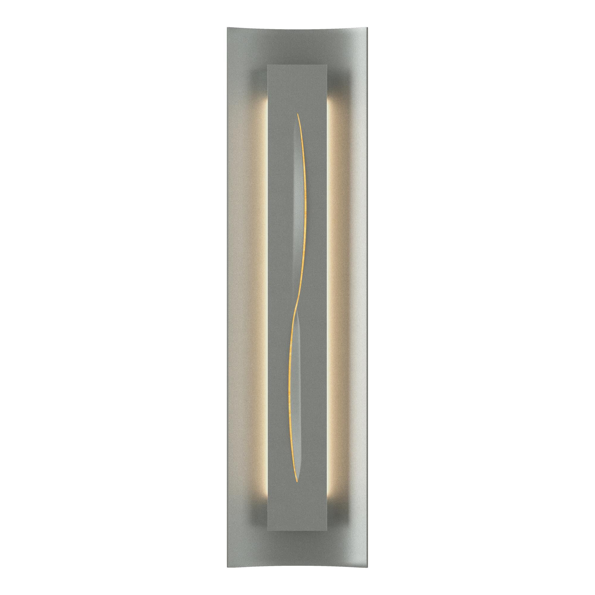 Shown in Vintage Platinum finish and Amber  glass