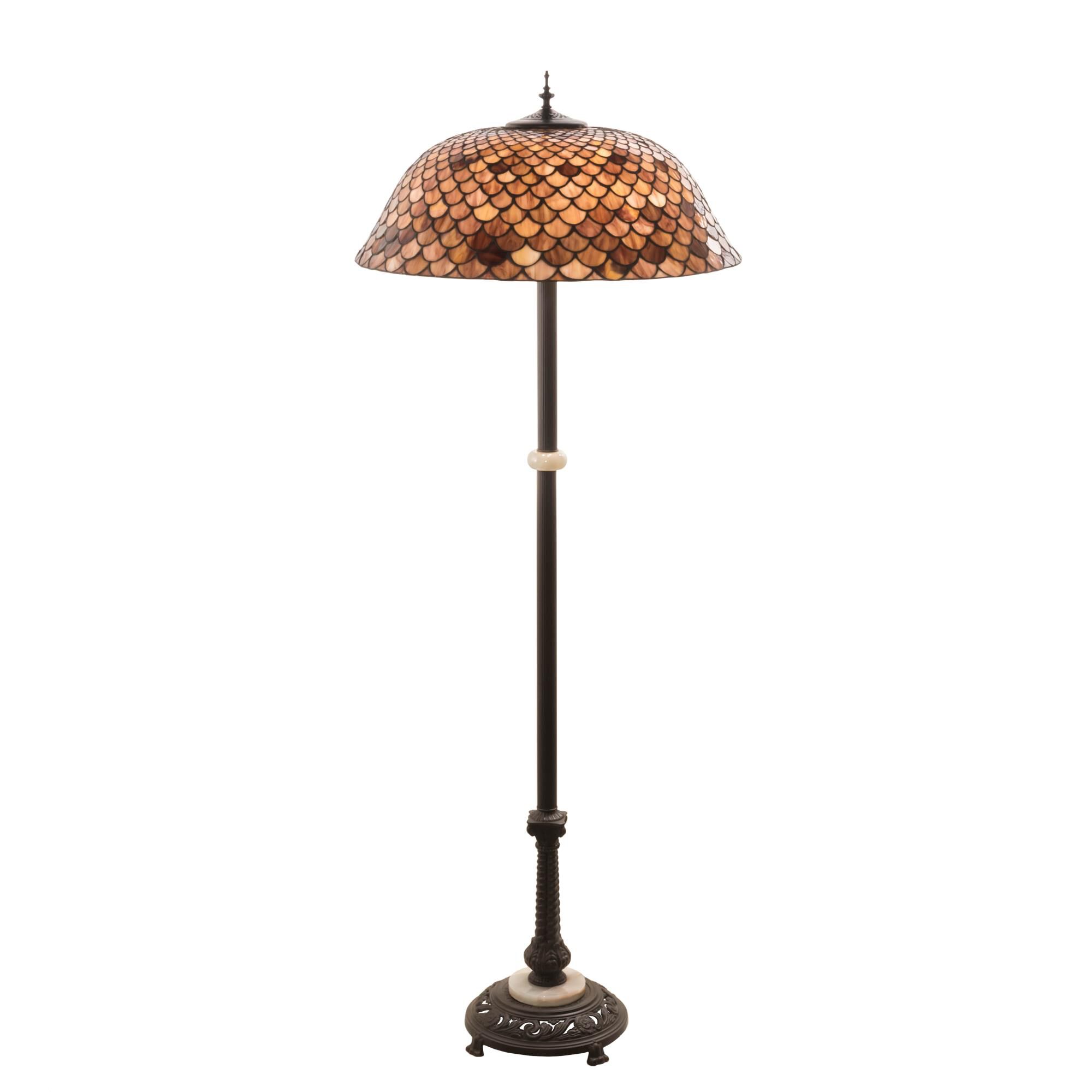 Fishscale 62 Inch Floor Lamp by Meyda Lighting