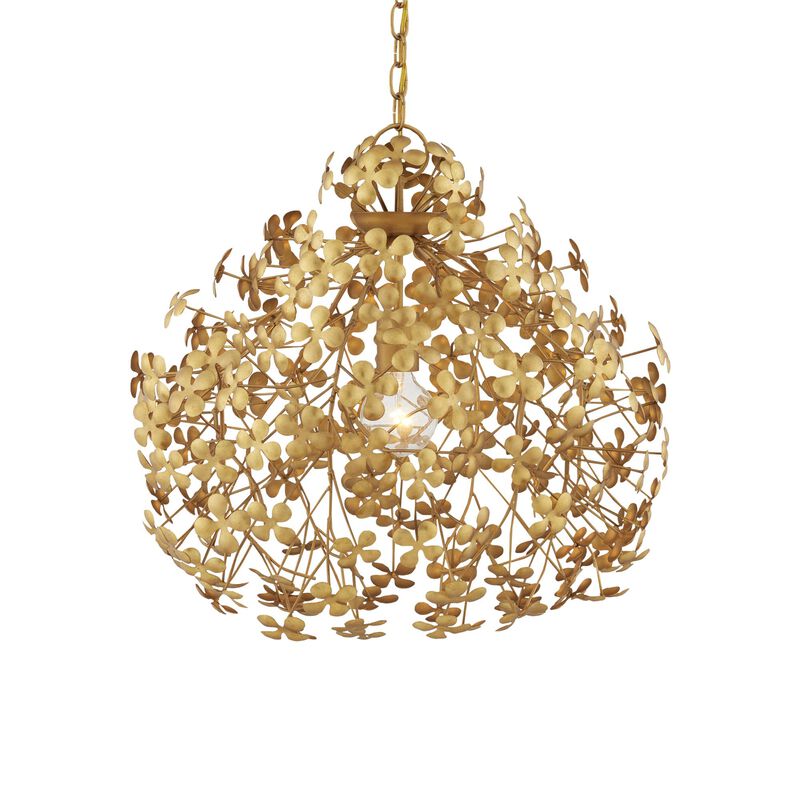 Currey and Company Cloverfield 23 Inch Large Pendant