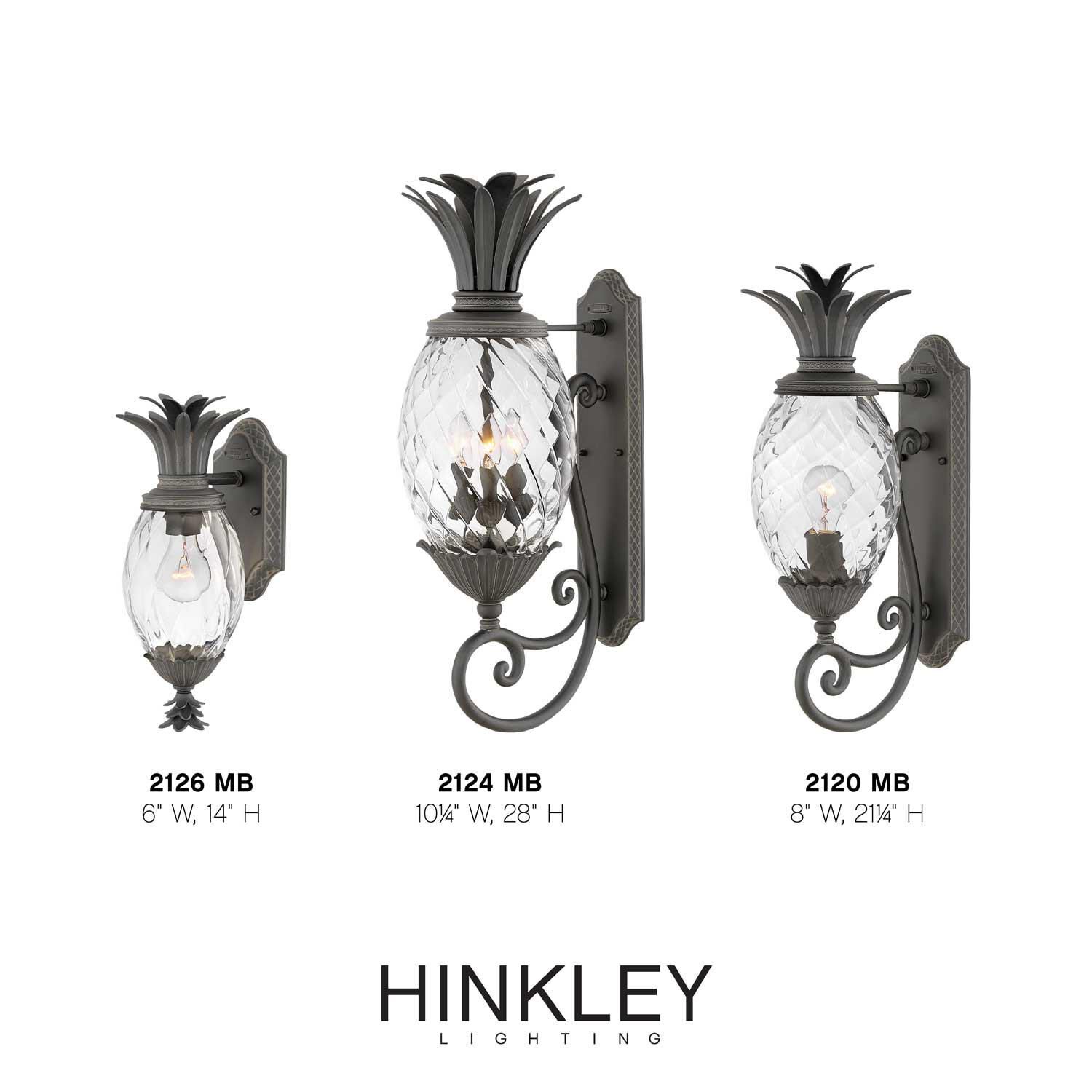 Plantation 14 Inch Tall 1 Light Outdoor Wall Light by Hinkley Lighting