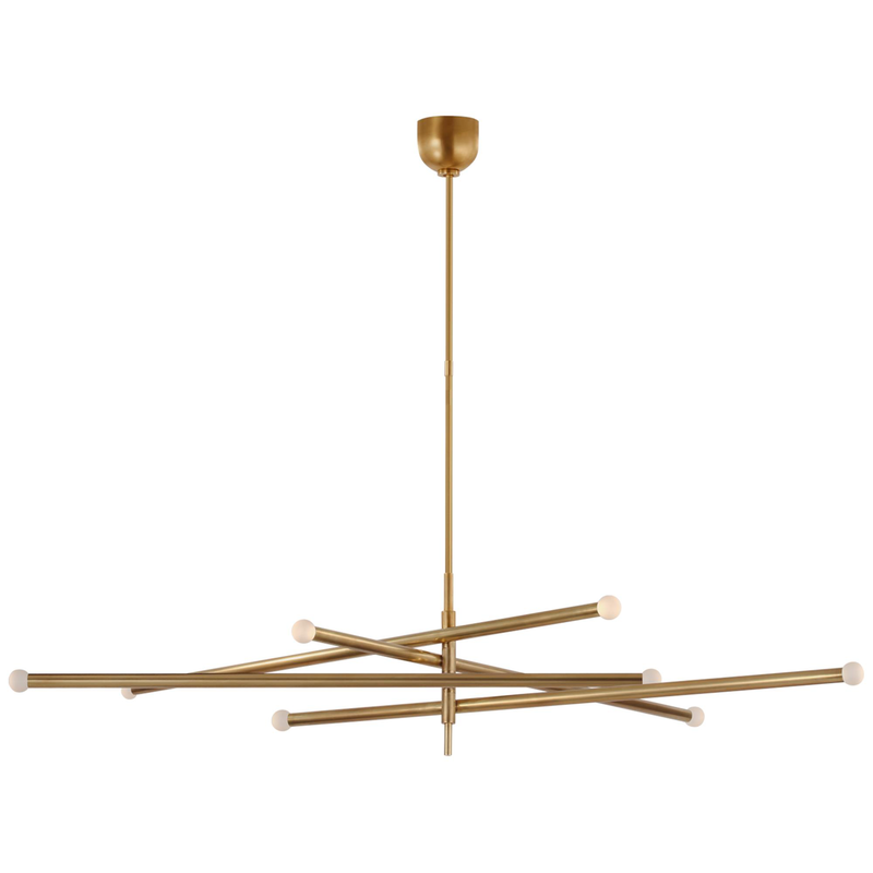 Visual Comfort Signature Collection Kelly Wearstler Rousseau 80 Inch LED Chandelier