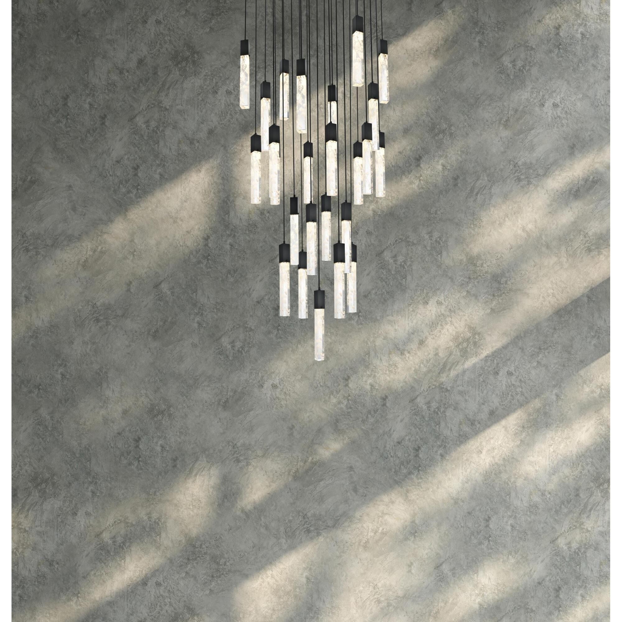 Aurora 36 Inch Multi Light Pendant by Elegant Lighting