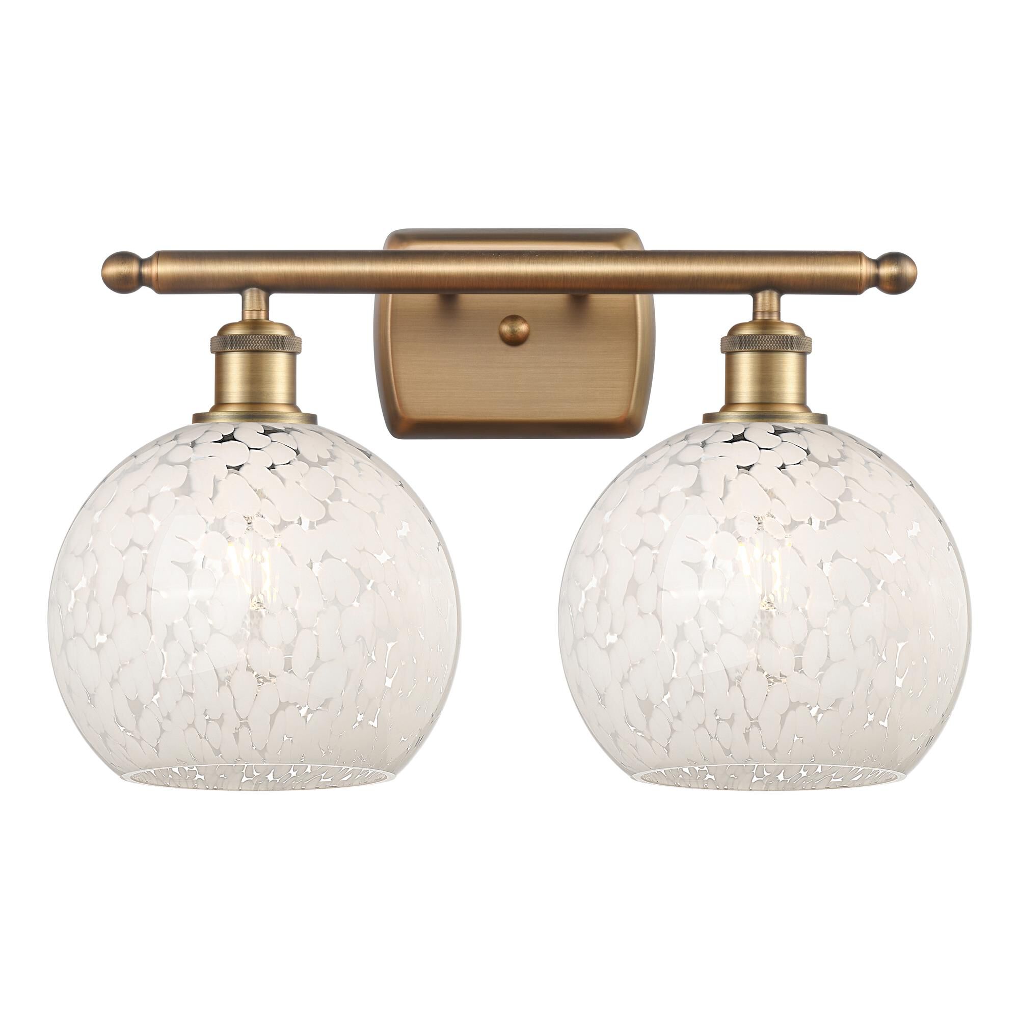 Bruno Marashlian White Mouchette 18 Inch Bath Vanity Light by Innovations Lighting