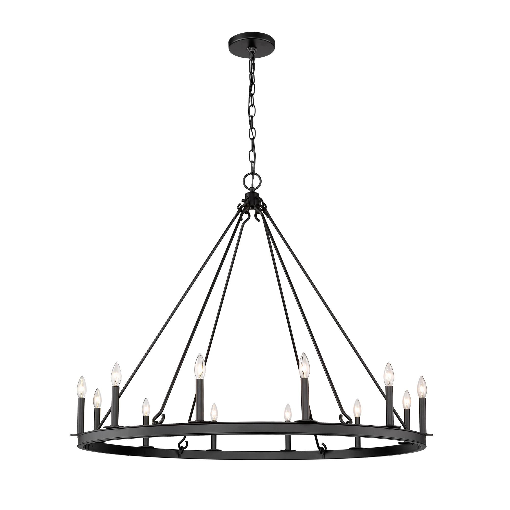 Shown in Matte Black finish and --- glass and --- shade