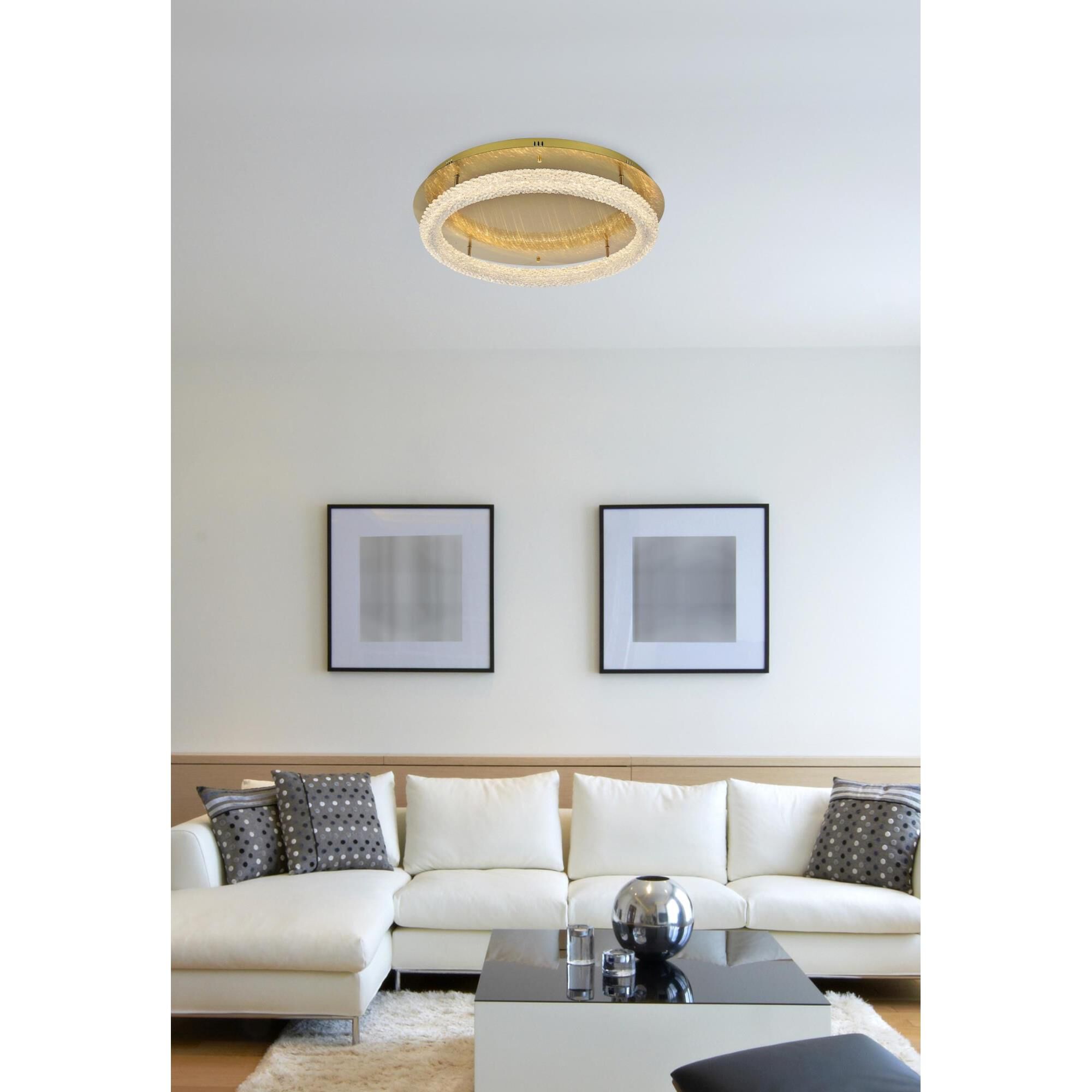 Bowen 30 Inch Flush Mount by Elegant Lighting
