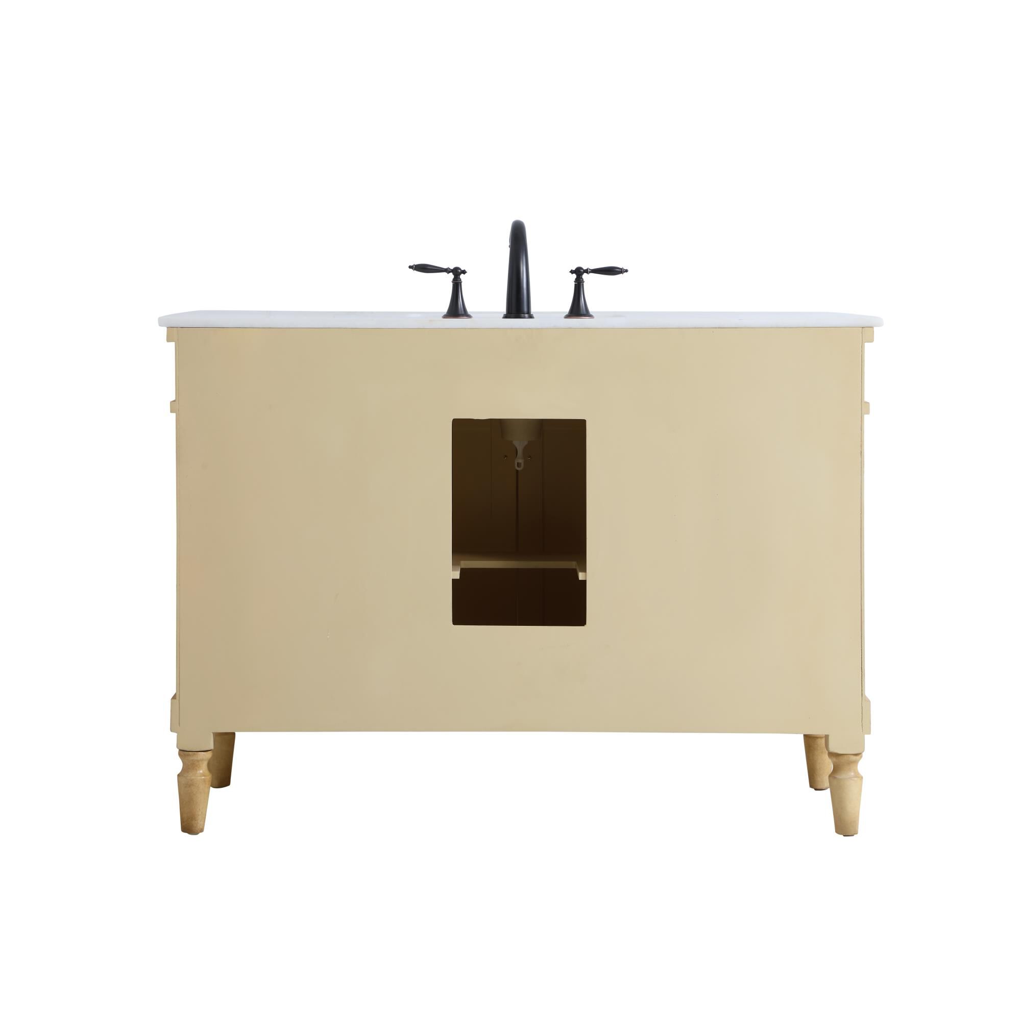 Shown in Antique Beige finish