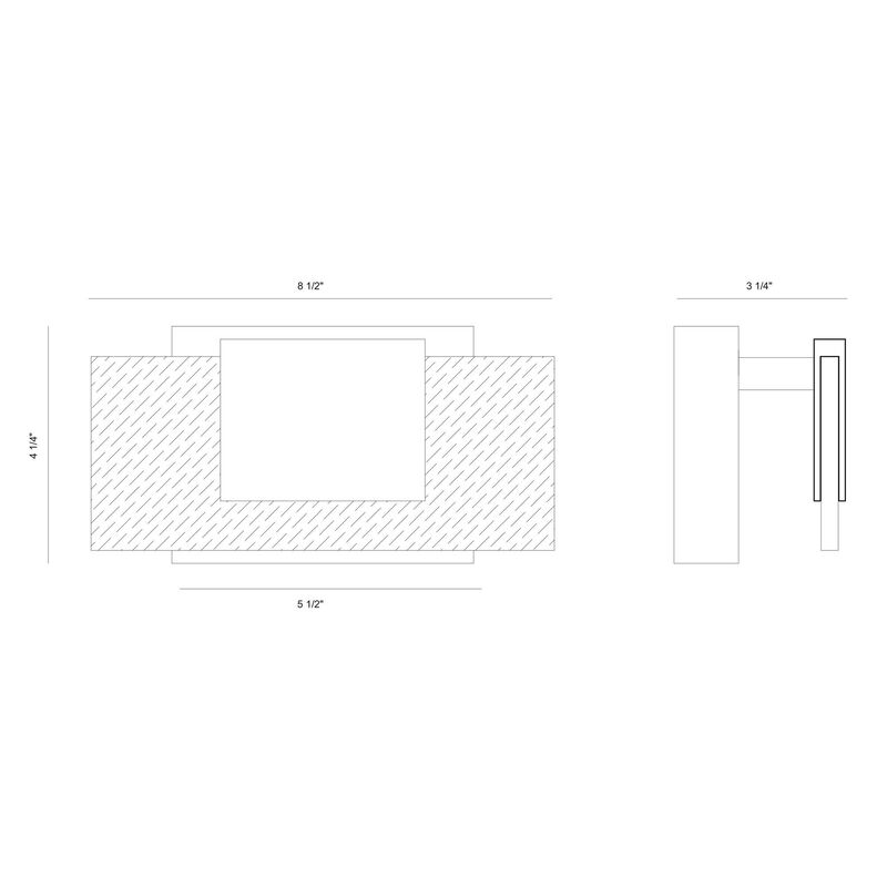 Kasha Small Wall Sconce by Eurofase Lighting