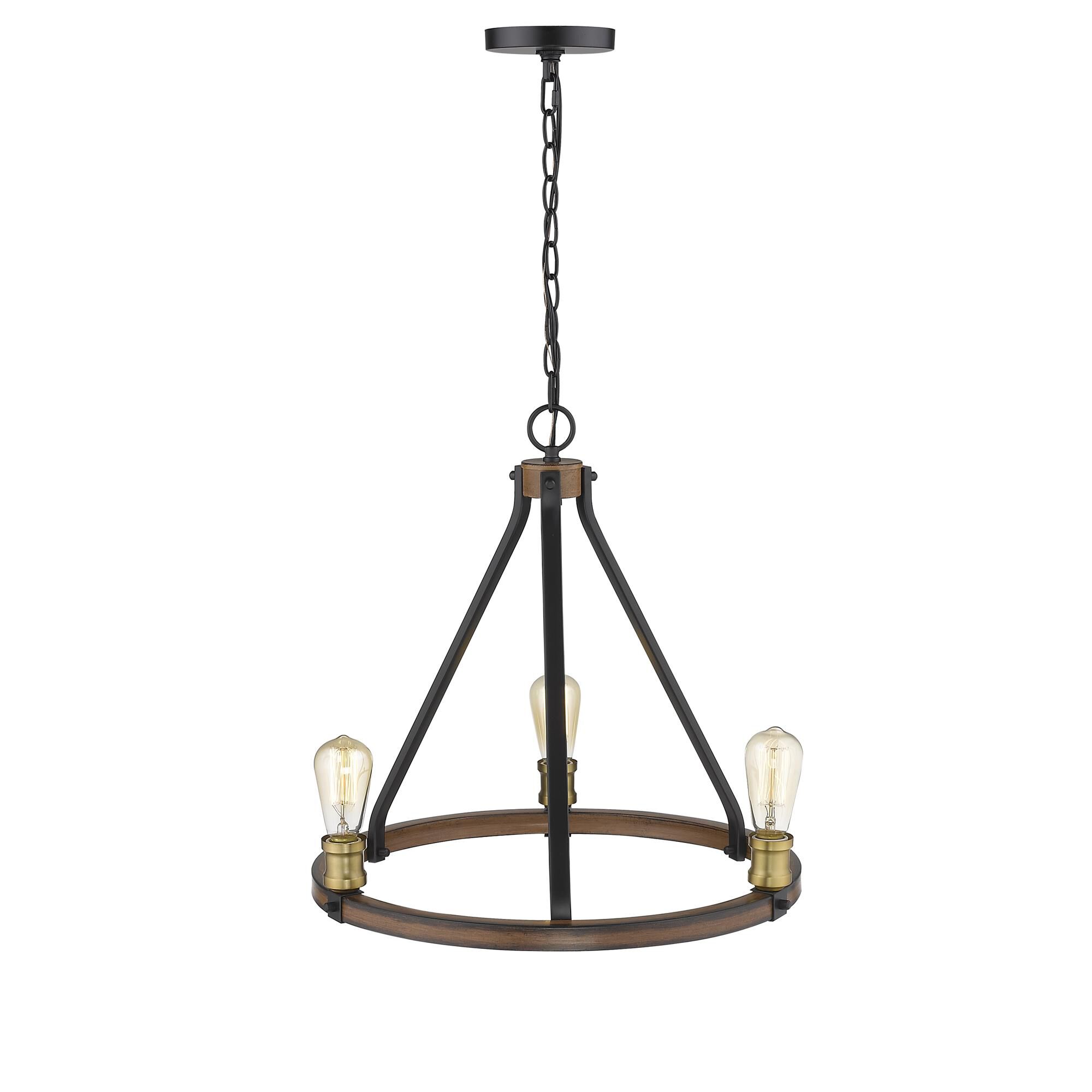 Shown in Rustic Mahogany finish and --- glass and --- shade