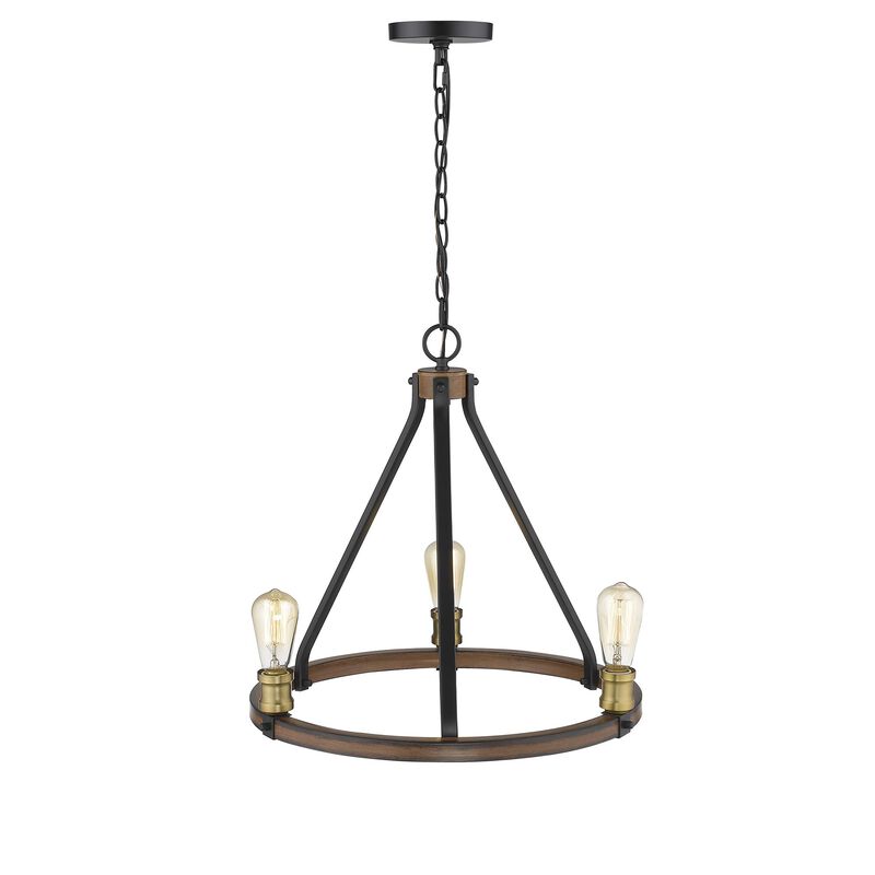 Kirkland 20 Inch 3 Light Chandelier by Z-Lite - Clearance