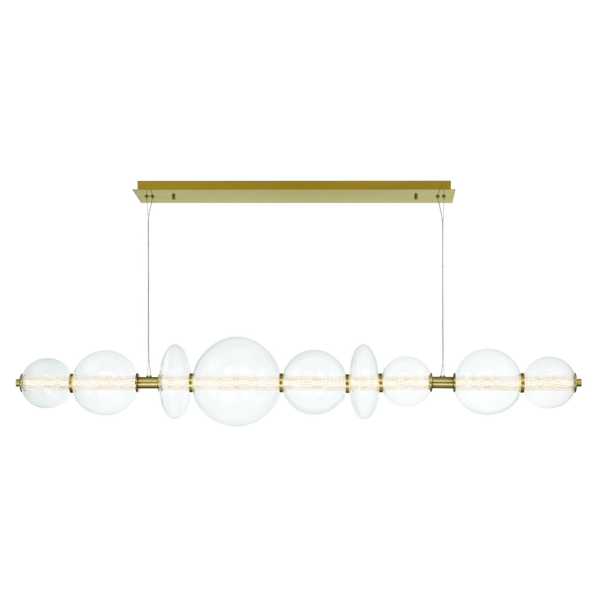 Atomo Large Linear Chandelier,