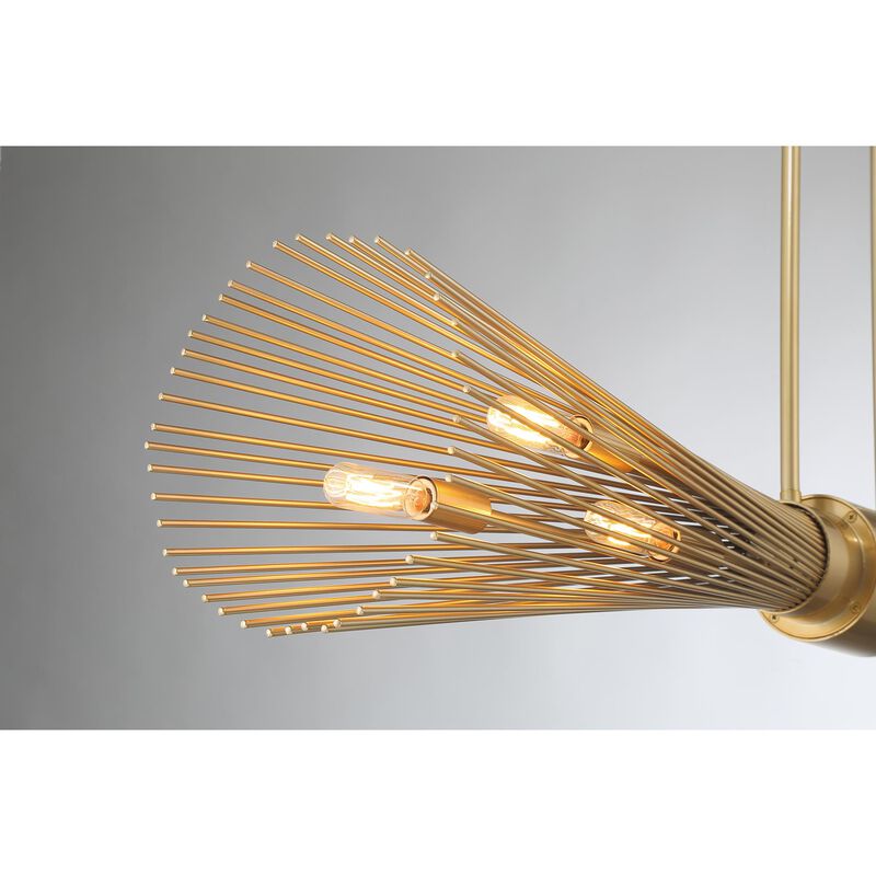 Longfellow Medium Linear Chandelier by Savoy House