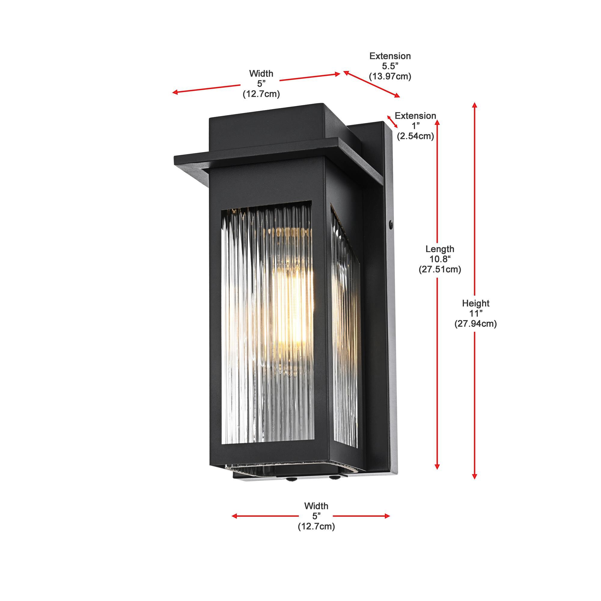 Shown in Black finish